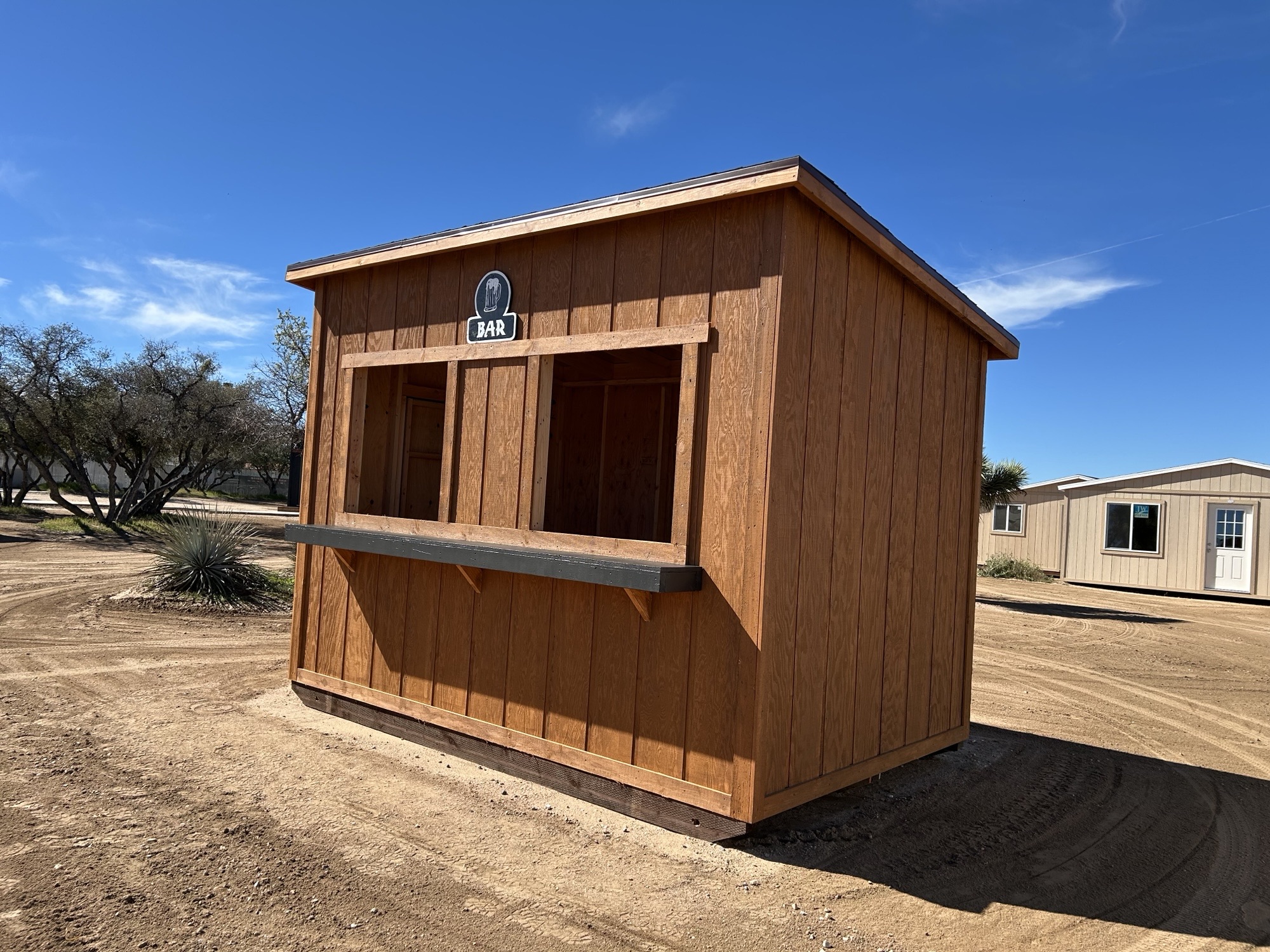 8X12 BAR (Party Bar, Tavern, Snack Bar, Ticket Booth, Concession Stand) Stock #12006