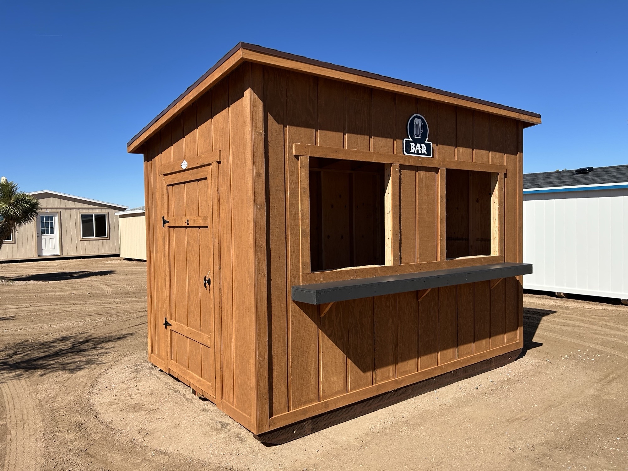8X12 BAR (Party Bar, Tavern, Snack Bar, Ticket Booth, Concession Stand) Stock #12006