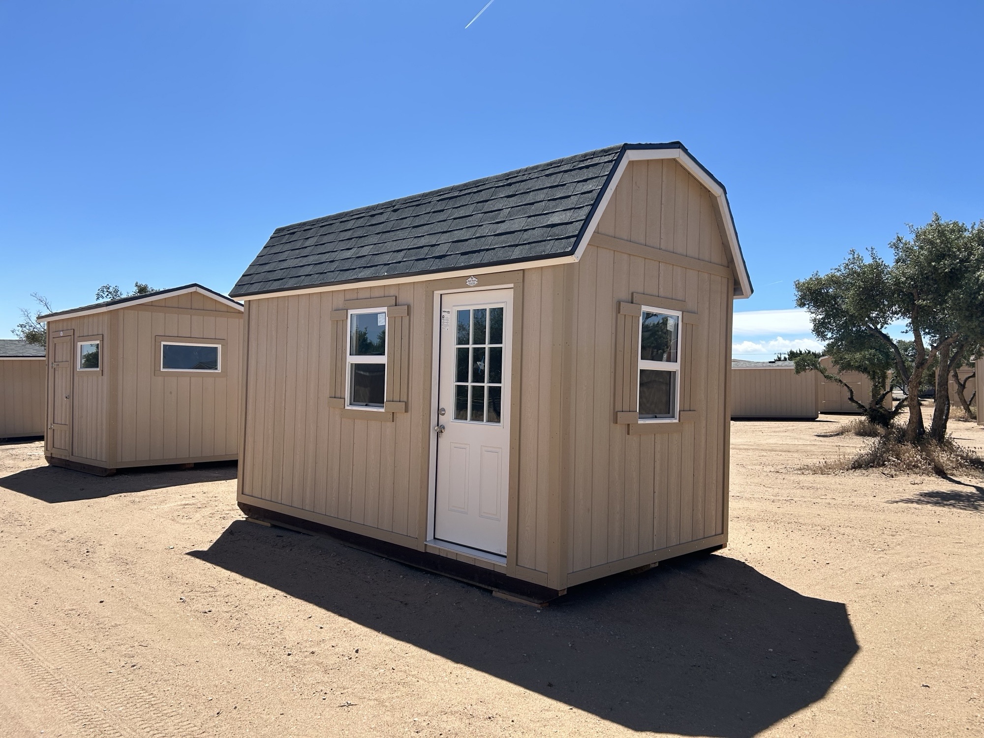 15×8 Tall Hybrid Loft Barn 8 STK#2267A