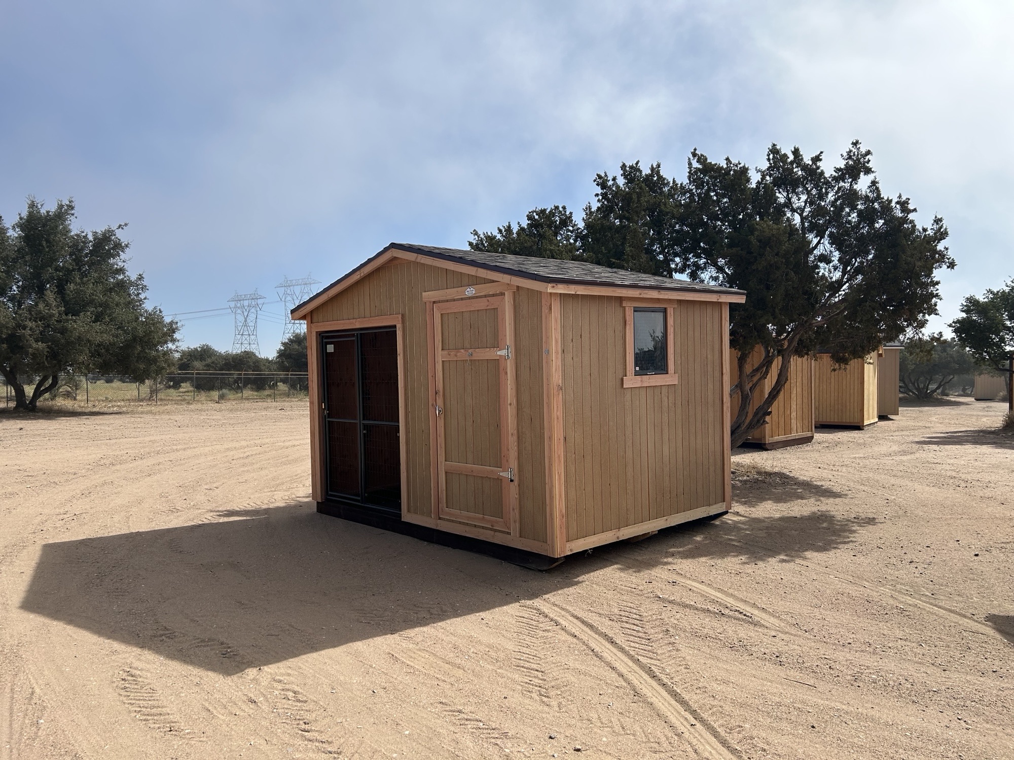 50/50 Animal Keeping Shed 8x12 Peak 7 STK #12044