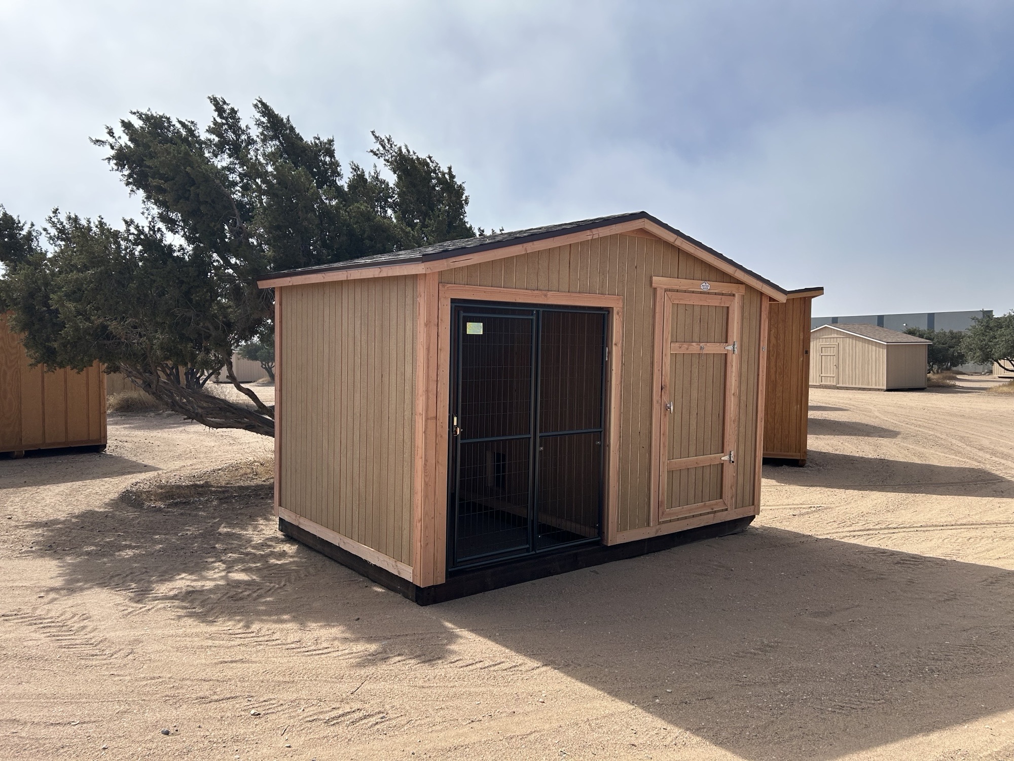 50/50 Animal Keeping Shed 8x12 Peak 7 STK #12044