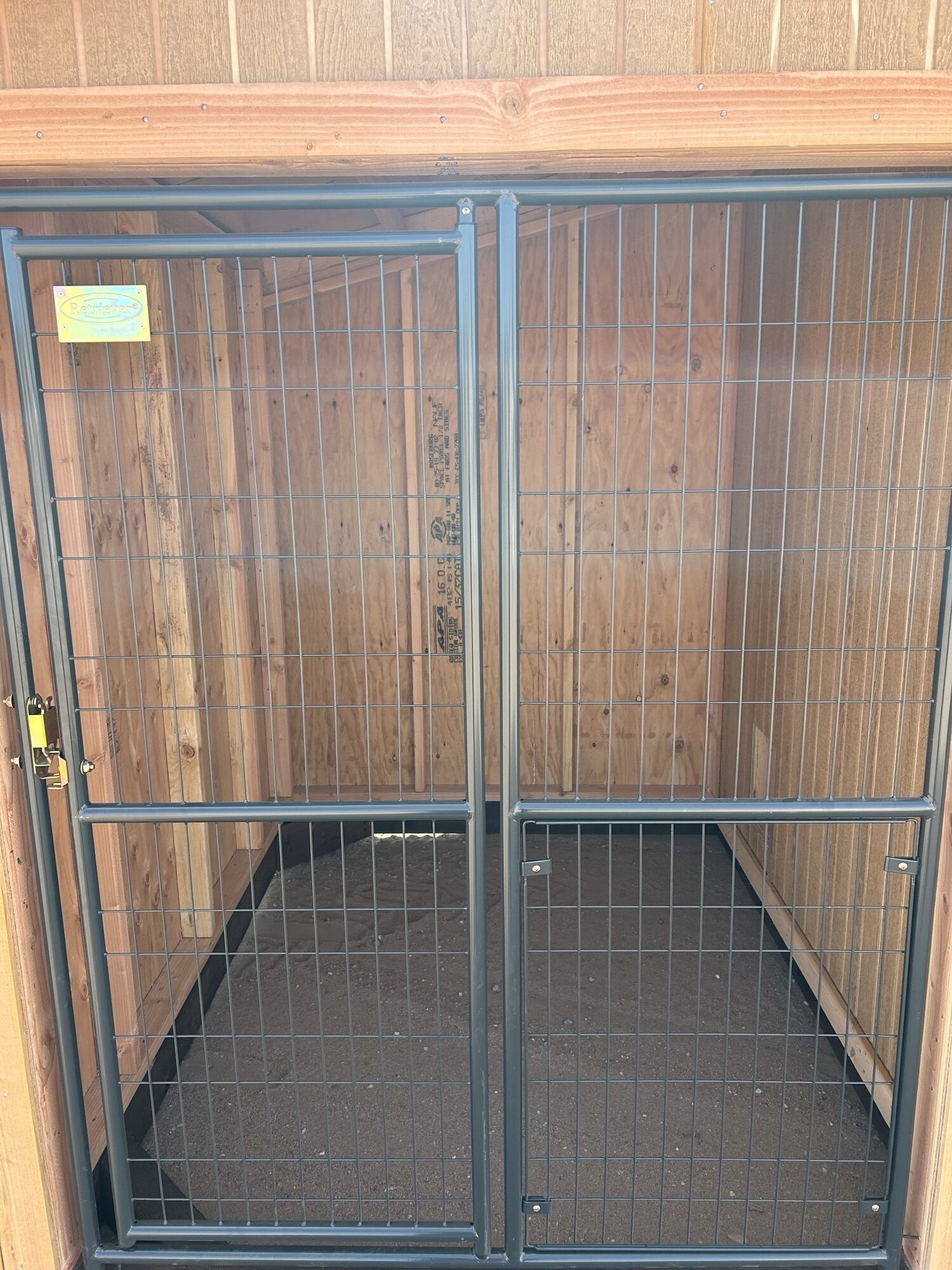50/50 Animal Keeping Shed 8x12 Peak 7 STK #12044