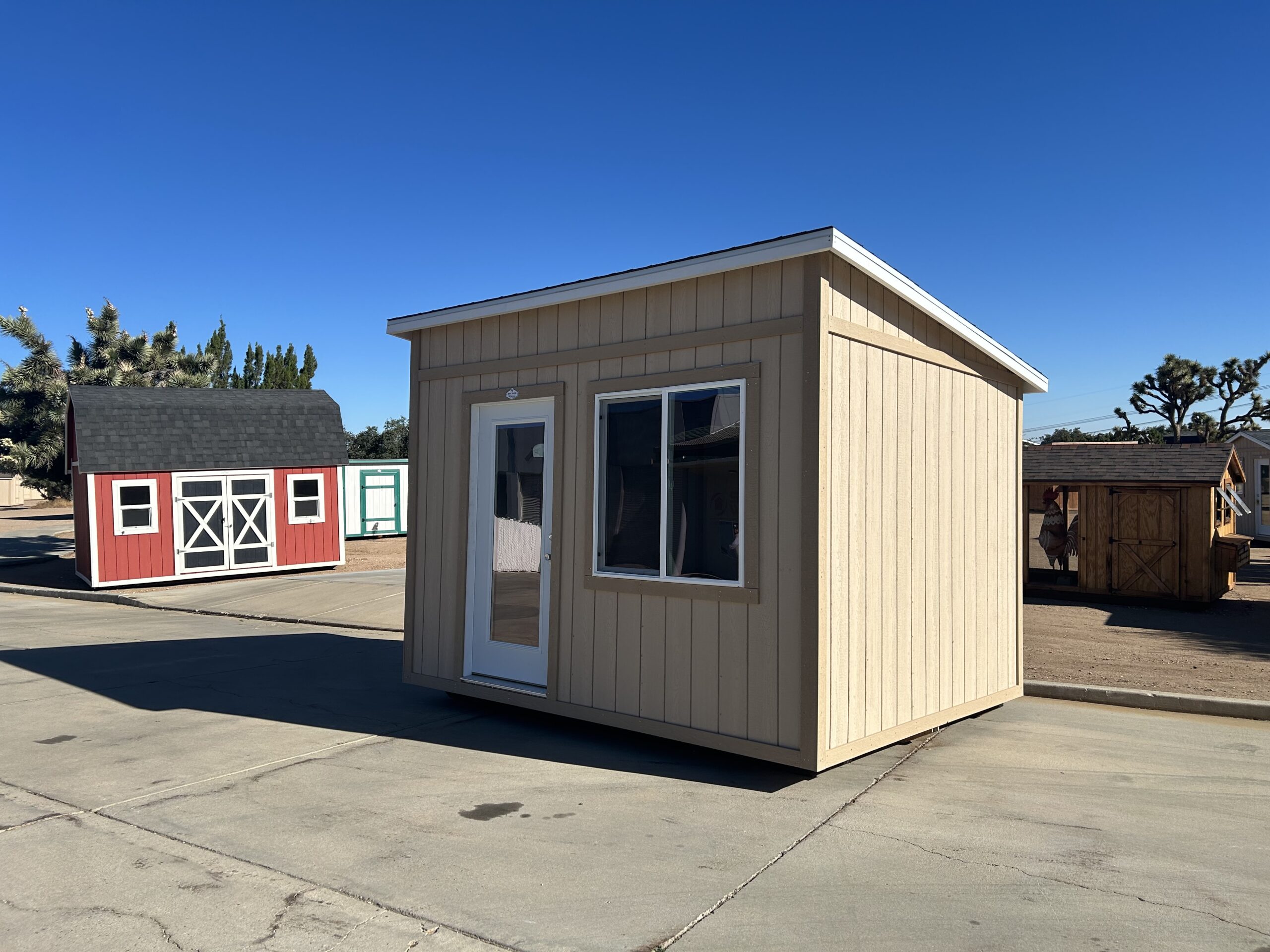 10X12 Tall Shed Roof 8 Stock #12040