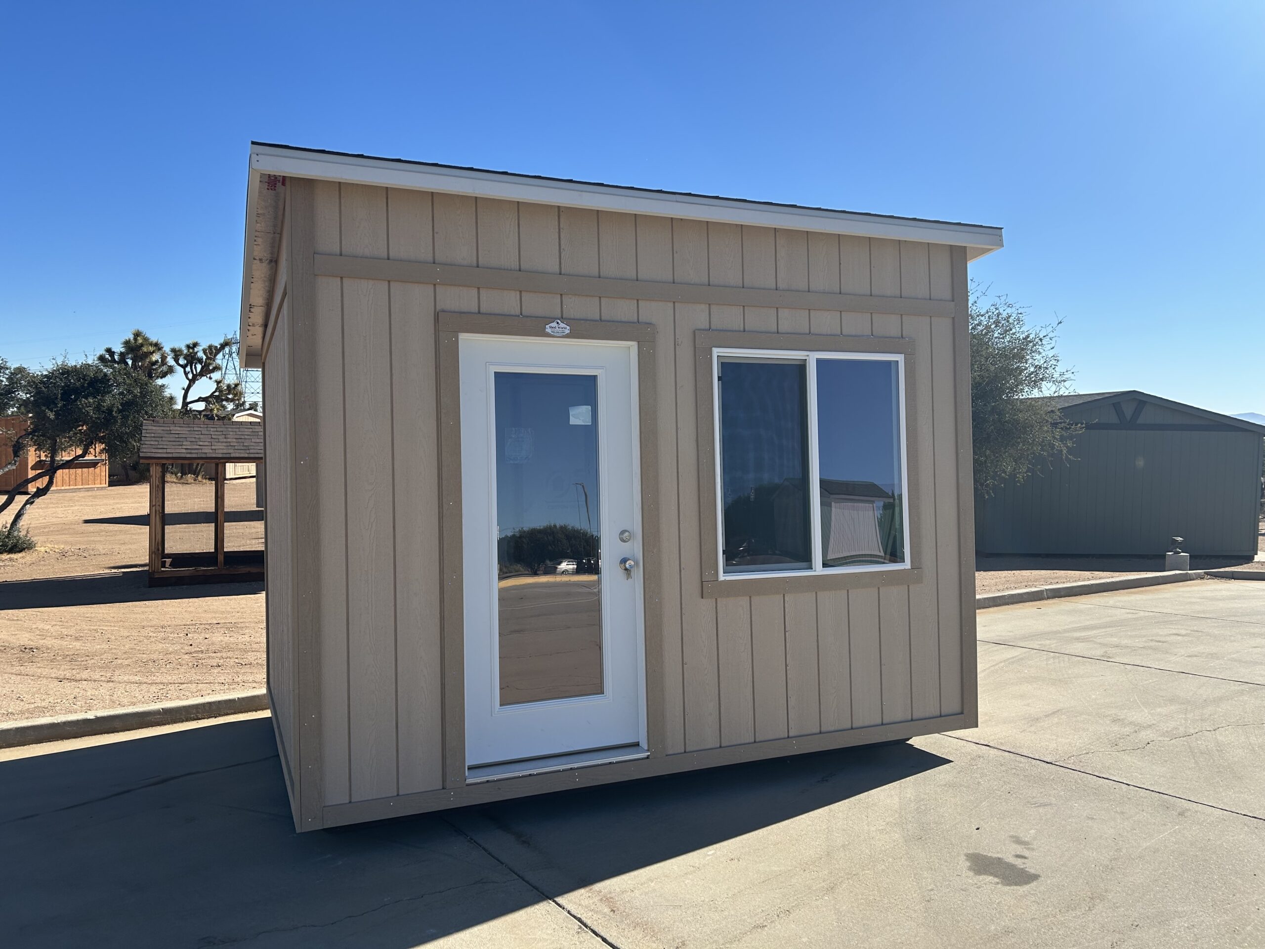 10X12 Tall Shed Roof 8 Stock #12040