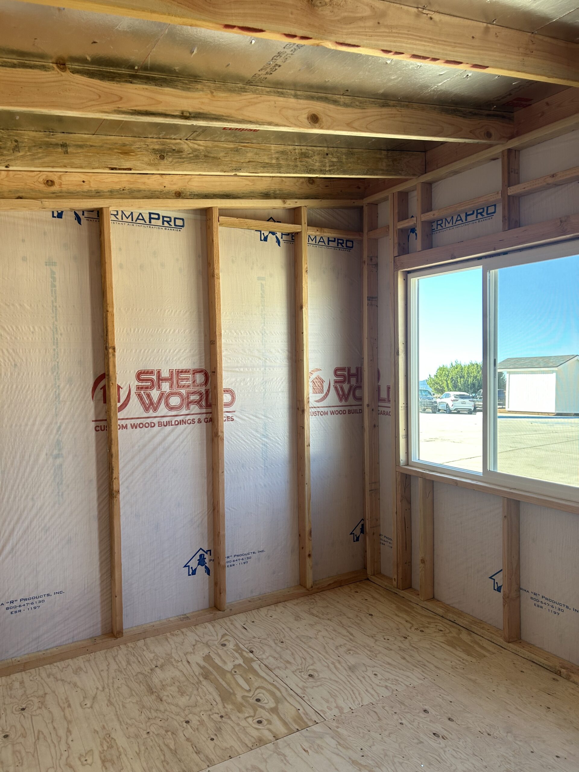 10X12 Tall Shed Roof 8 Stock #12040
