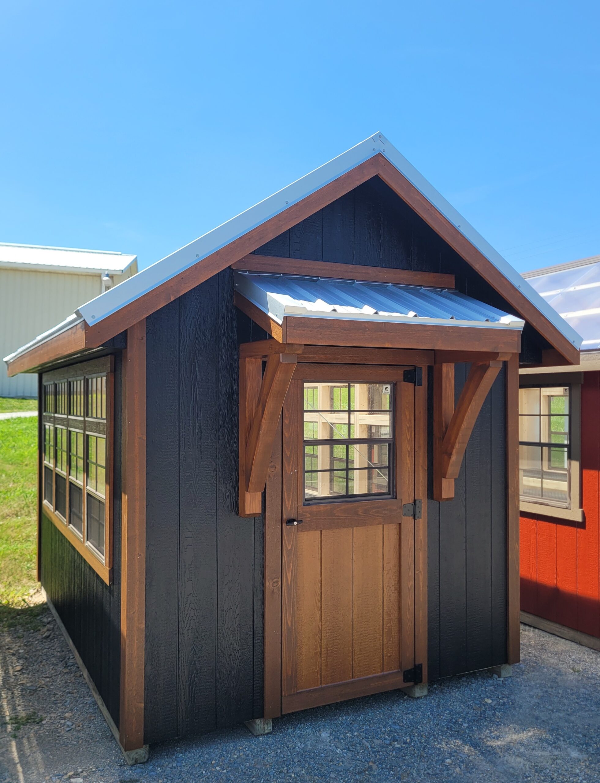 #23-8’x12′ 6′ wall Greenhouse