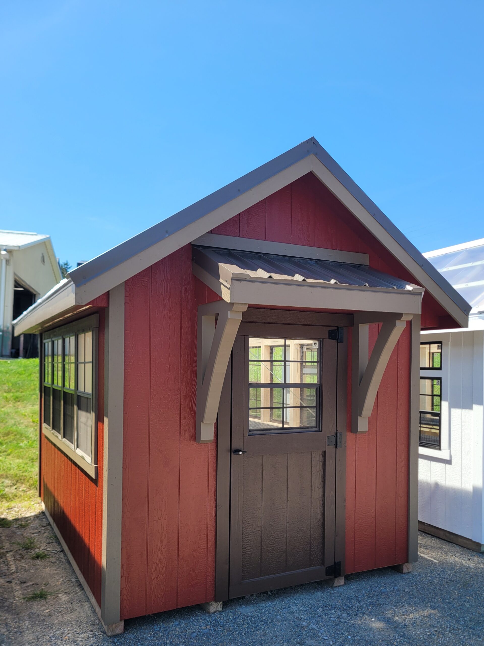 #27-8’x12′ 6ft wall Greenhouse