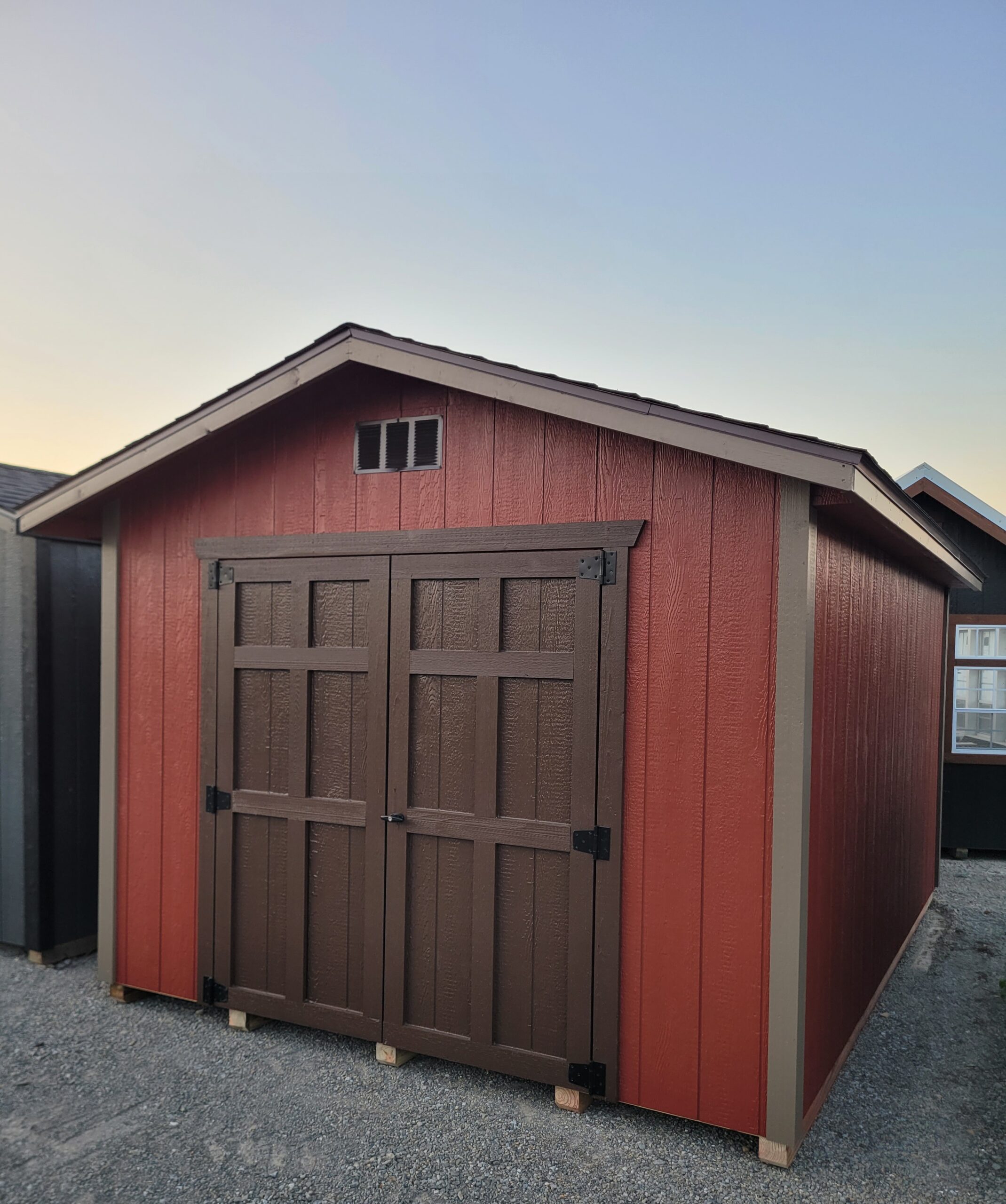 #01-10’x14′ 7ft wall Premier Gable