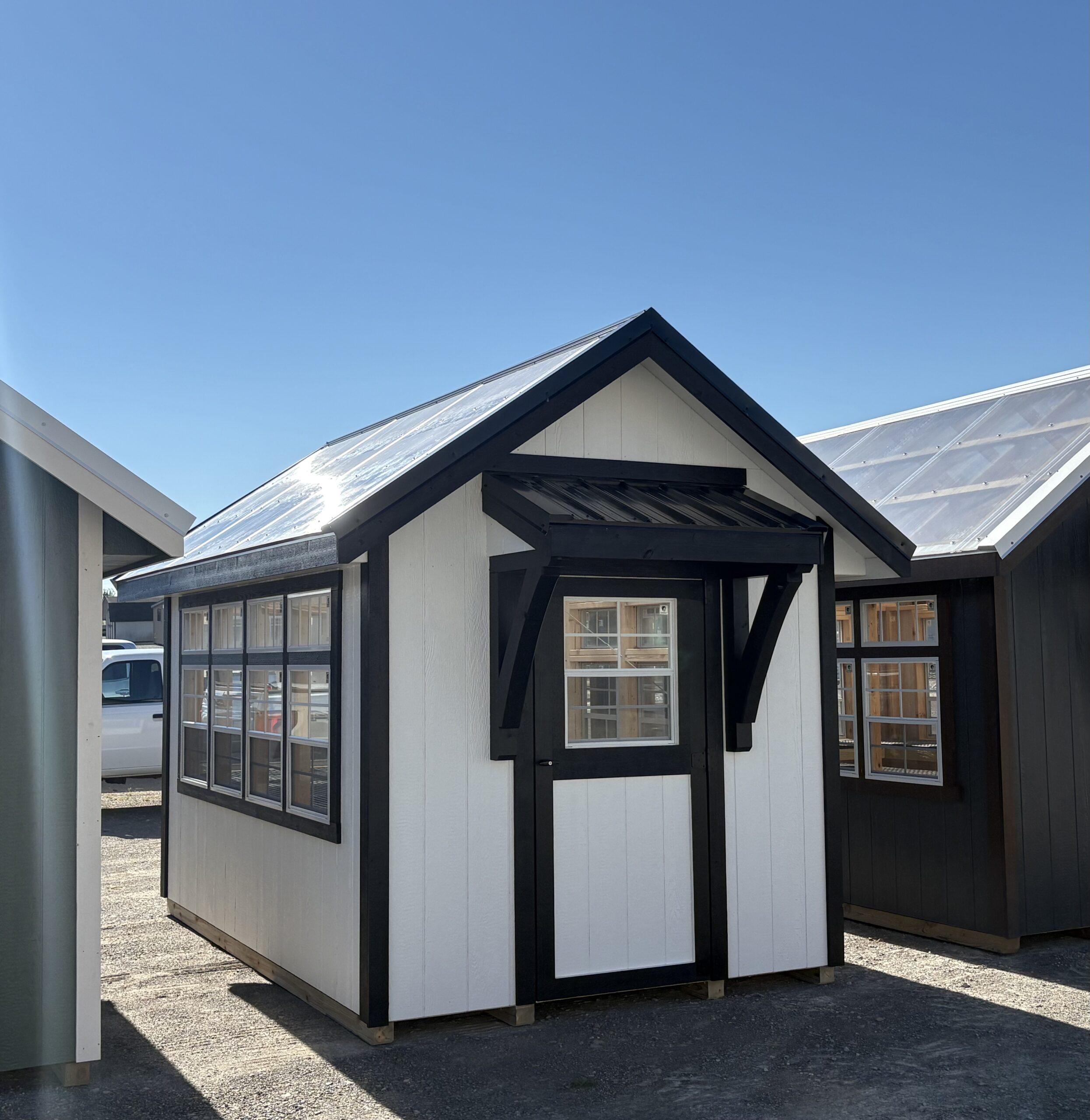 #43 8’x12′ 6’ wall Greenhouse