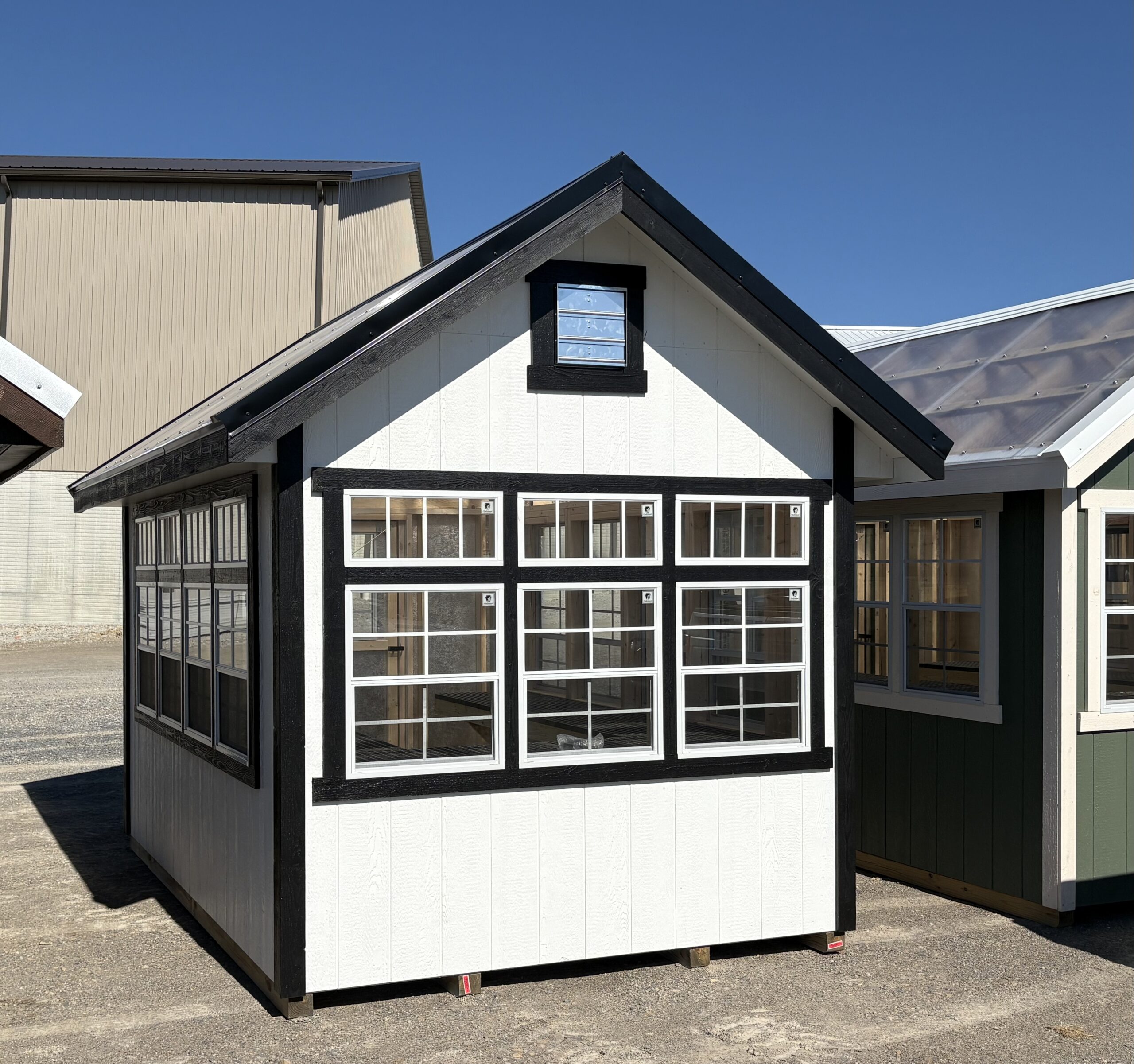 #43 8'x12' 6’ wall Greenhouse