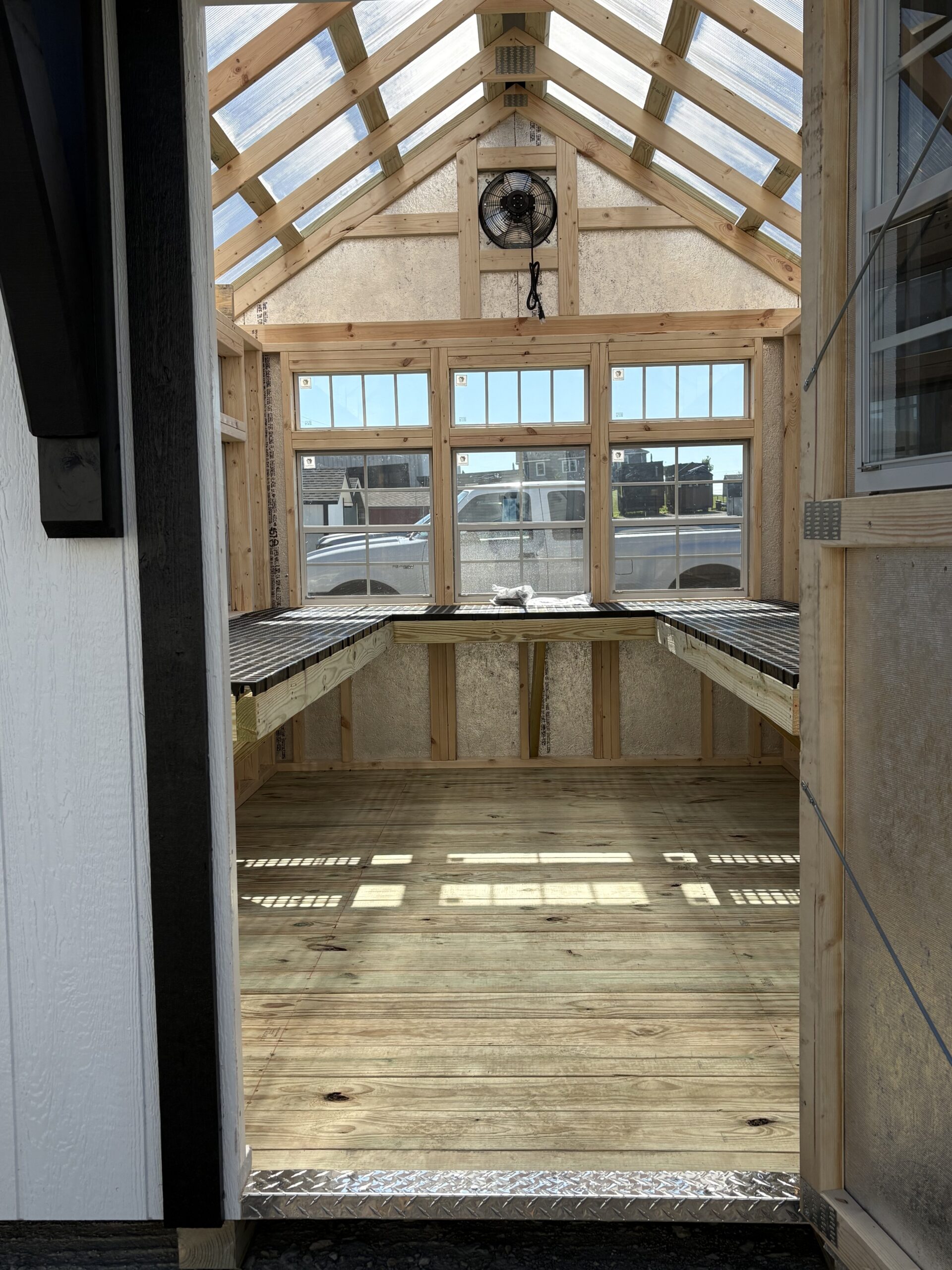 #43 8'x12' 6’ wall Greenhouse