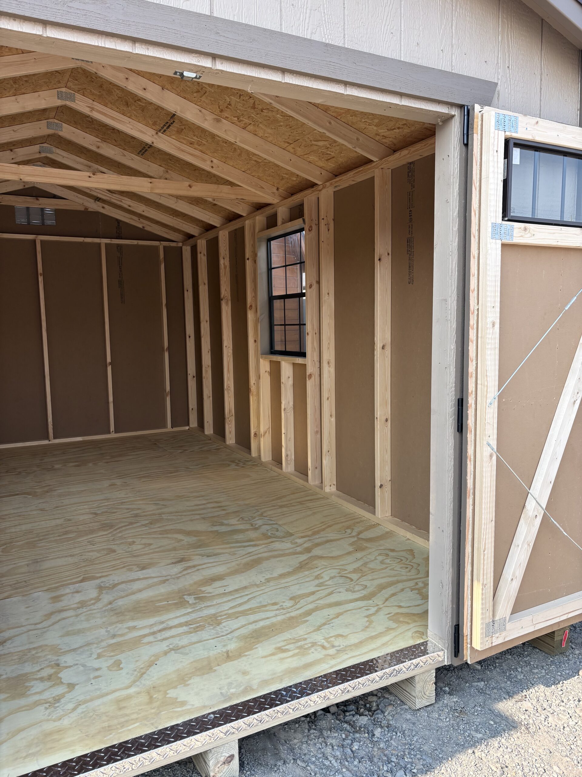 #47 10'x16’ Standard Gable 7’ walls