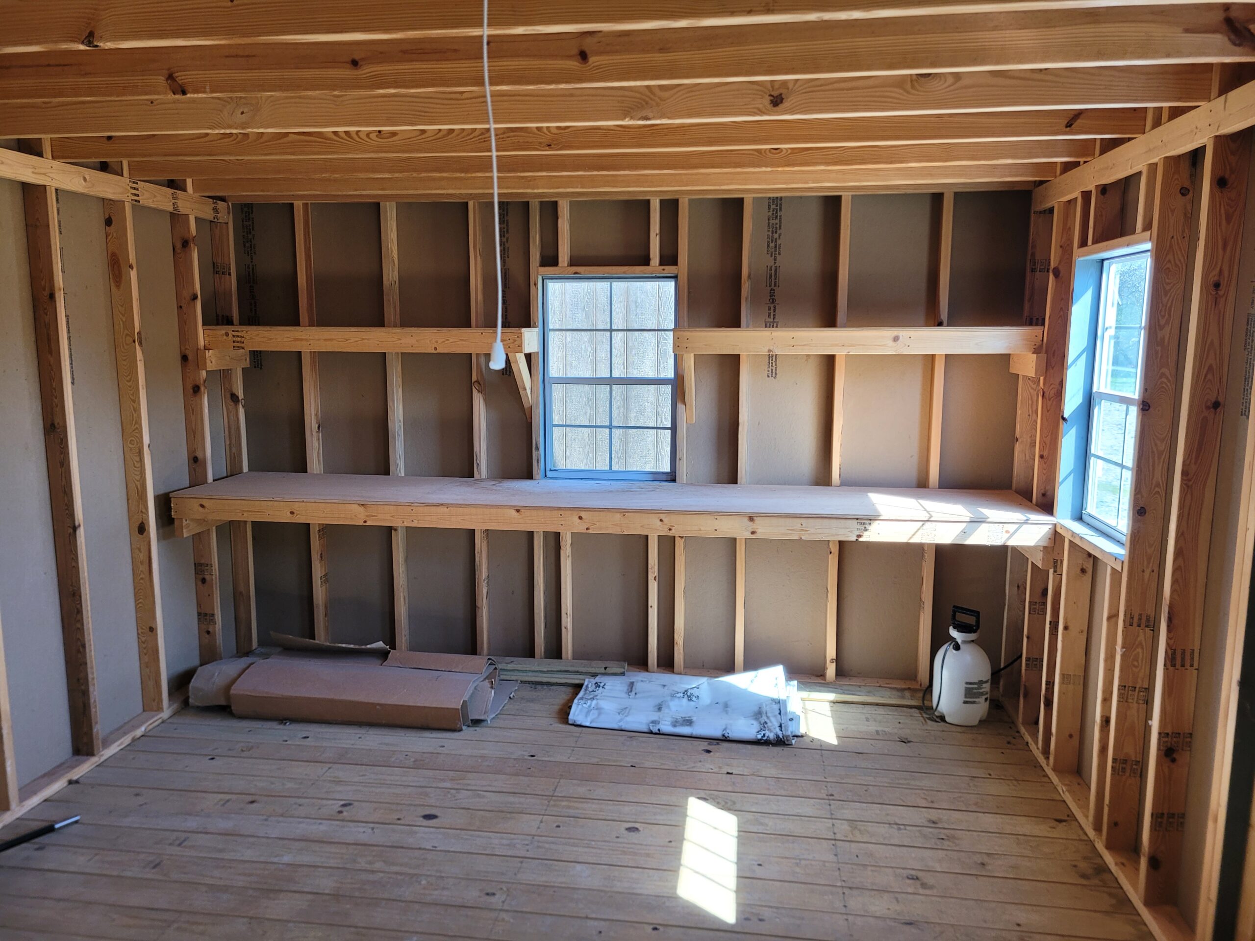 #72 12'x16' 8ft wall Hi-wall lofted Barn with pull down stairs