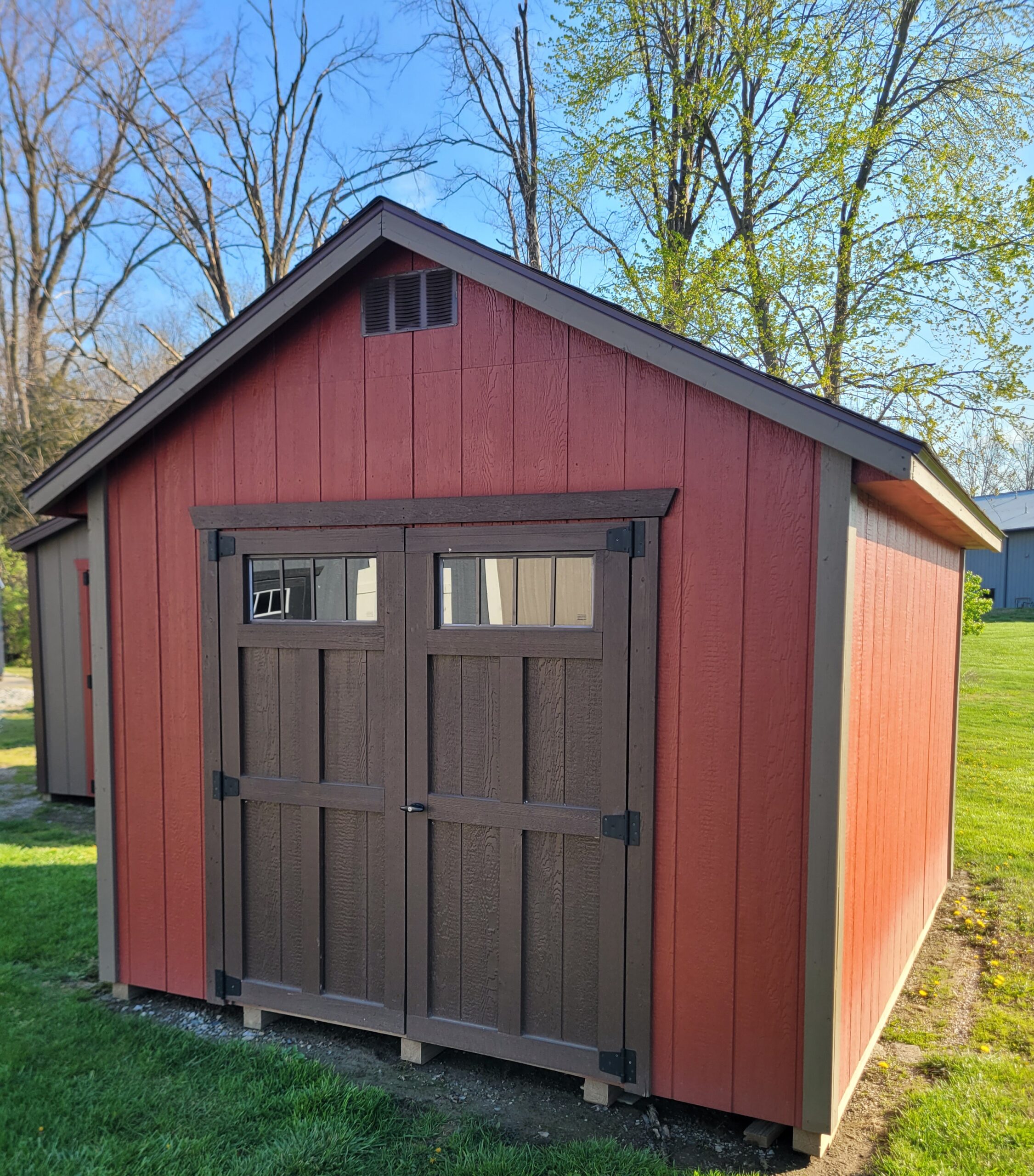 #14 10’x12′ 7ft wall 6/12 pitch Standard Gable