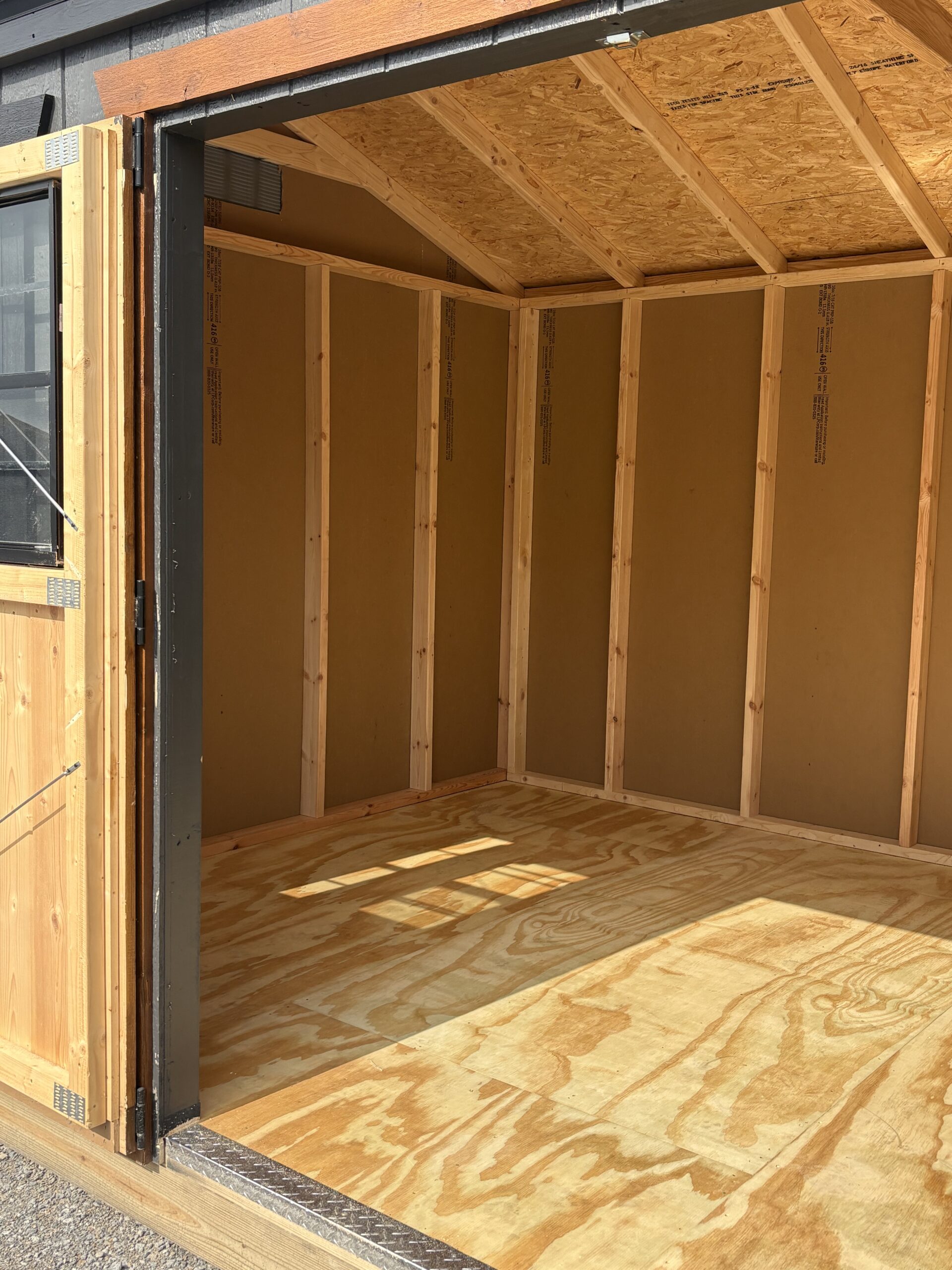 #09 10’x16’ Standard Gable 7’walls