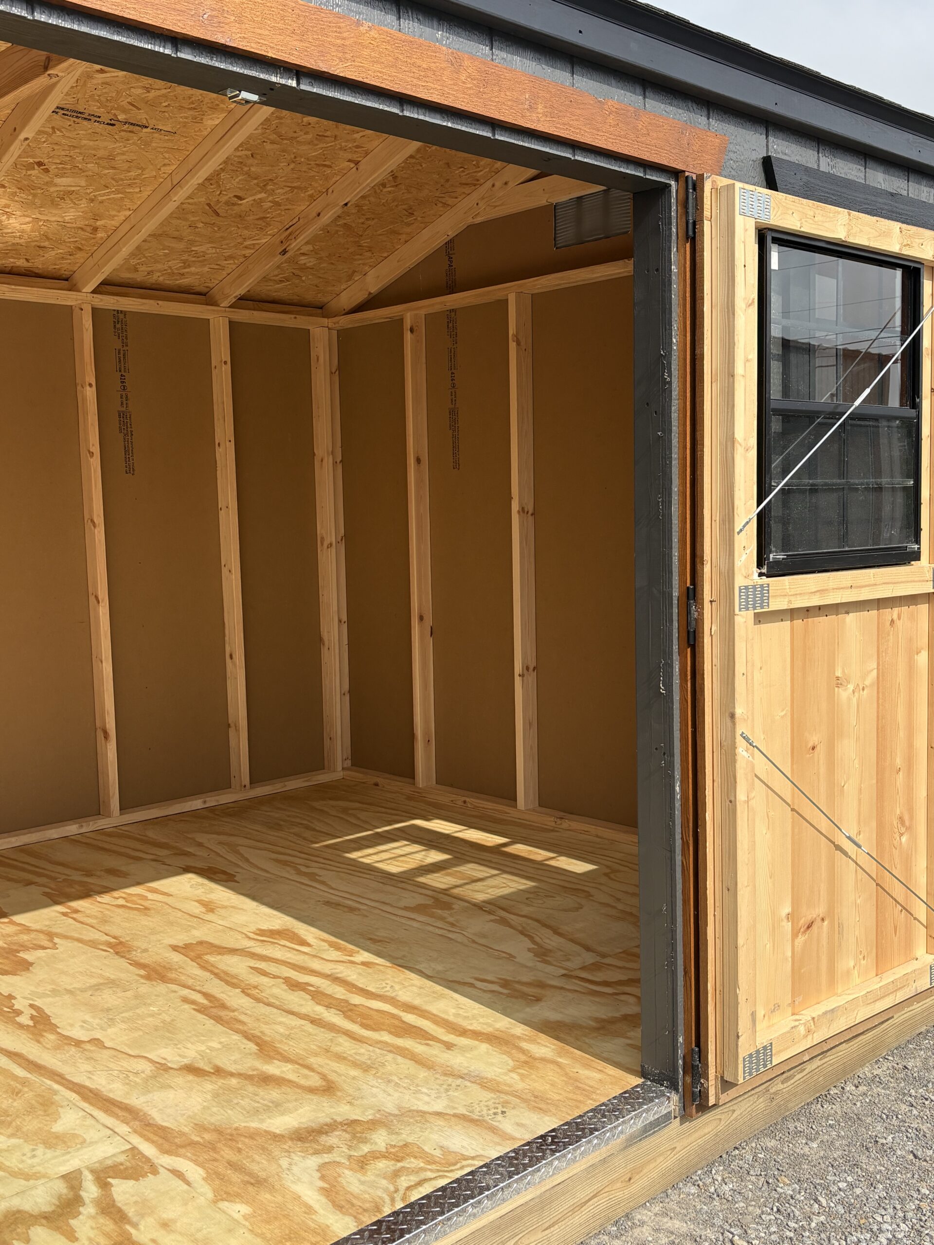 #09 10’x16’ Standard Gable 7’walls