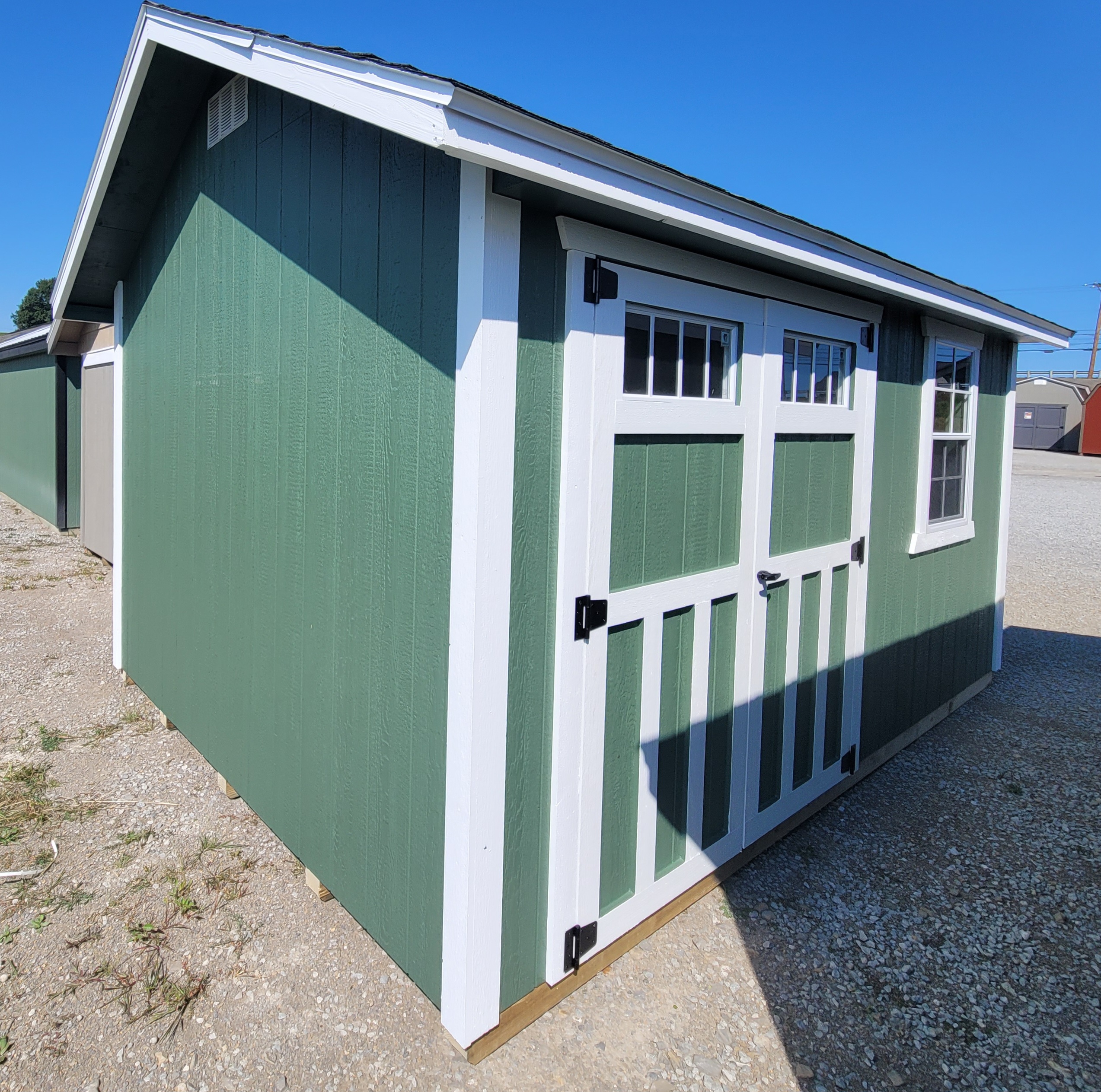 #09-10’x14′ 7ft wall 6/12 pitch Premier Gable
