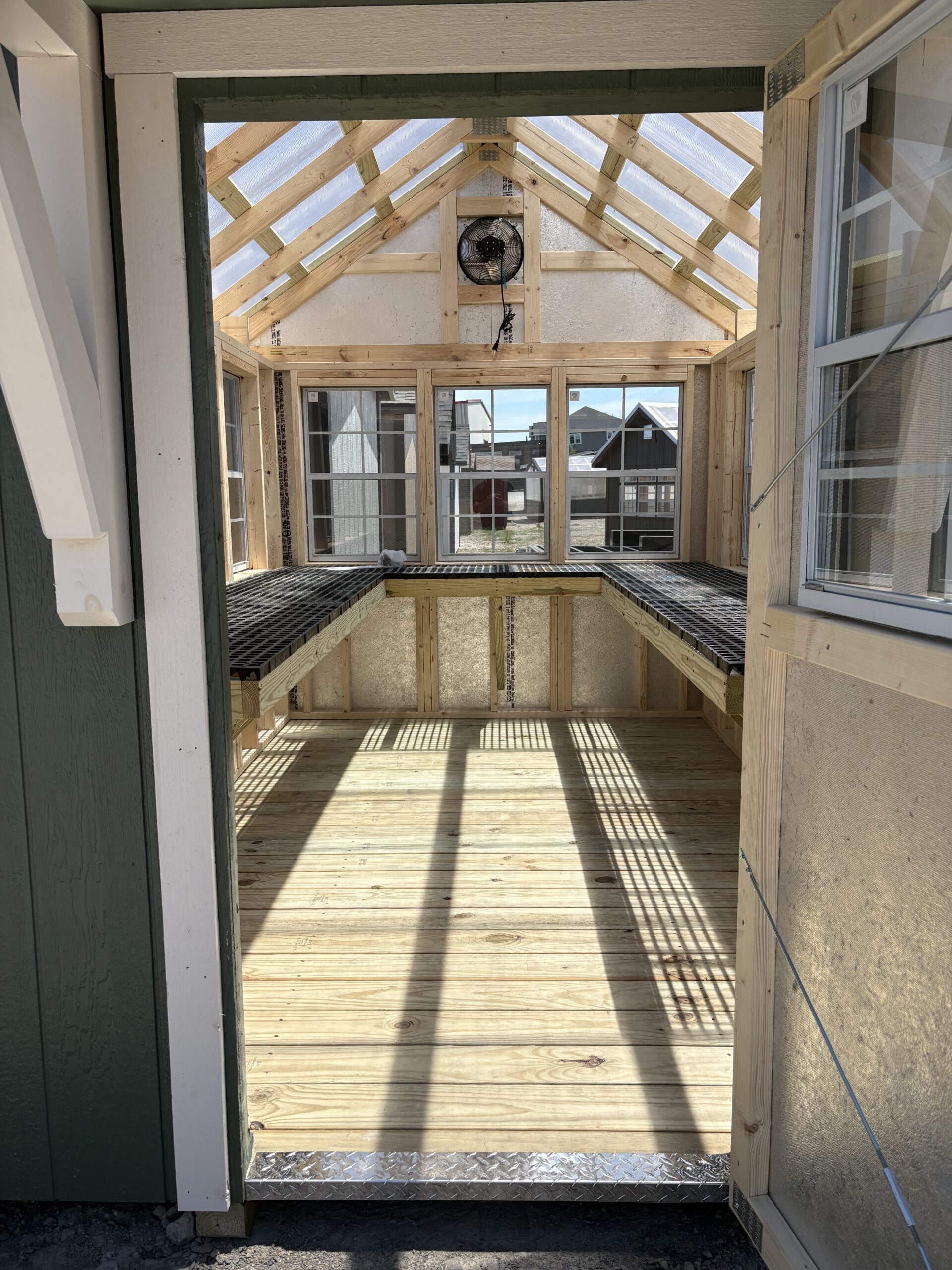 #17 8’x12’ 6’ wall Greenhouse