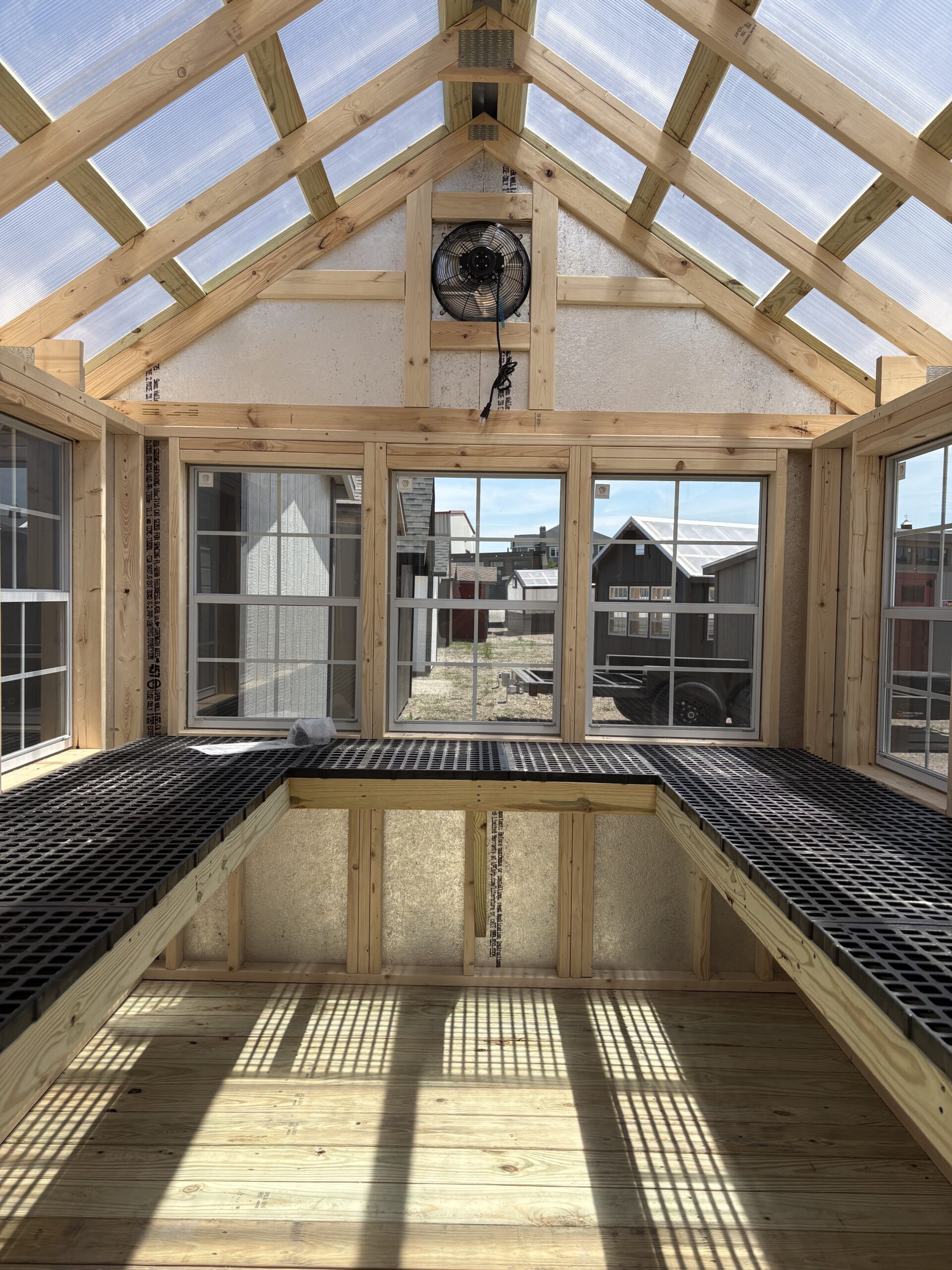 #17 8’x12’ 6’ wall Greenhouse