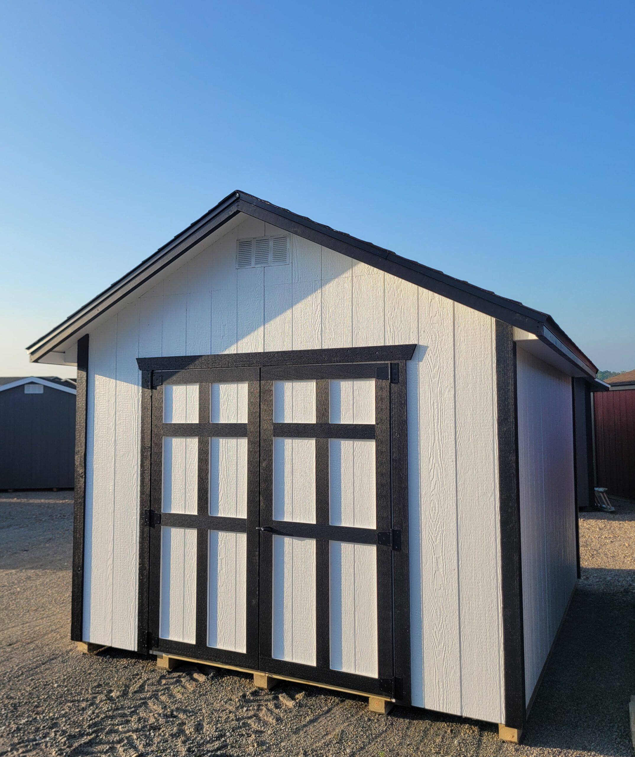 #26-10’x12′ 7′ wall 6/12 roof pitch Standard Gable