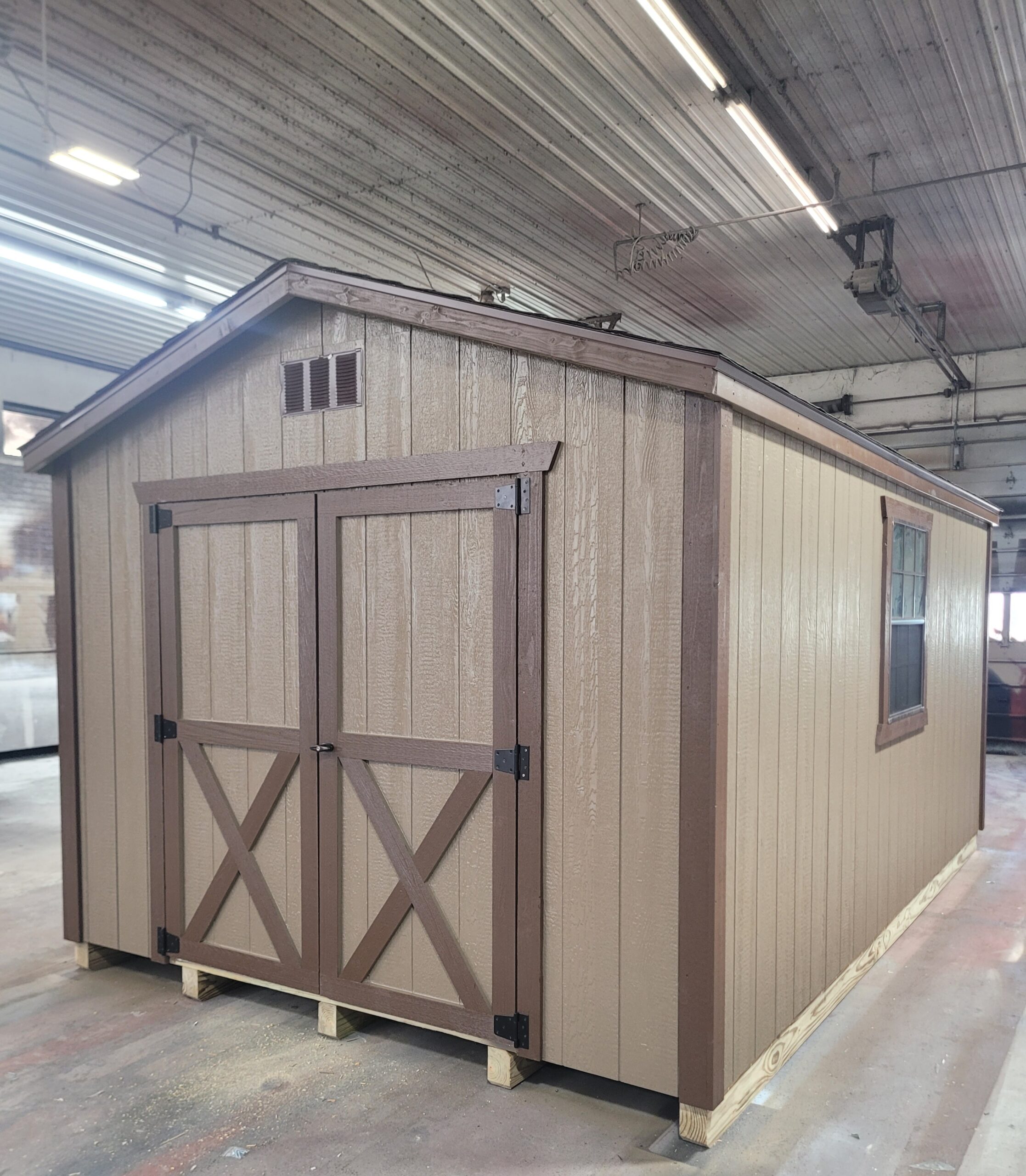 #30 10’x16′ 7ft wall Standard Gable