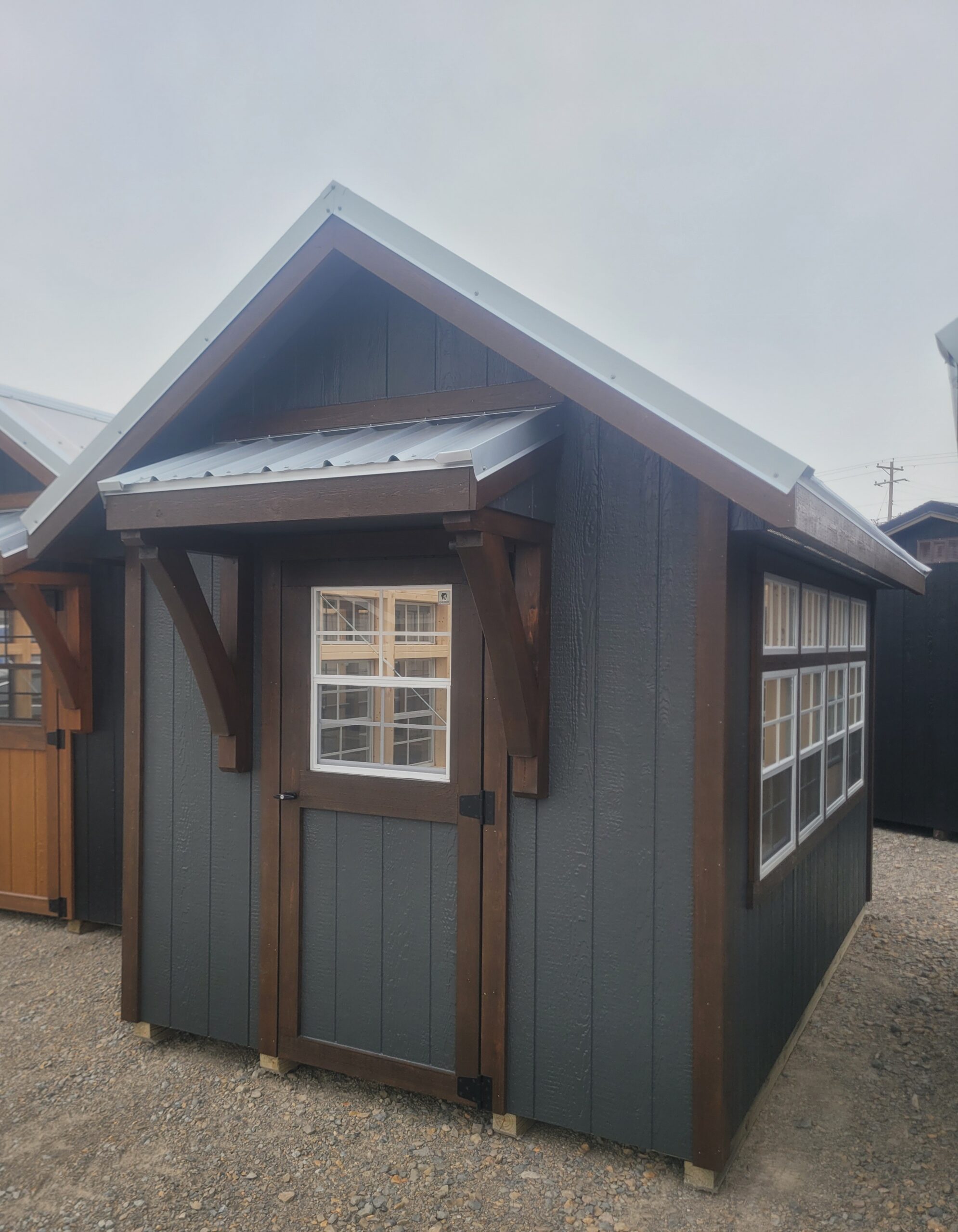 #43 8’x12′ 6ft wall Greenhouse