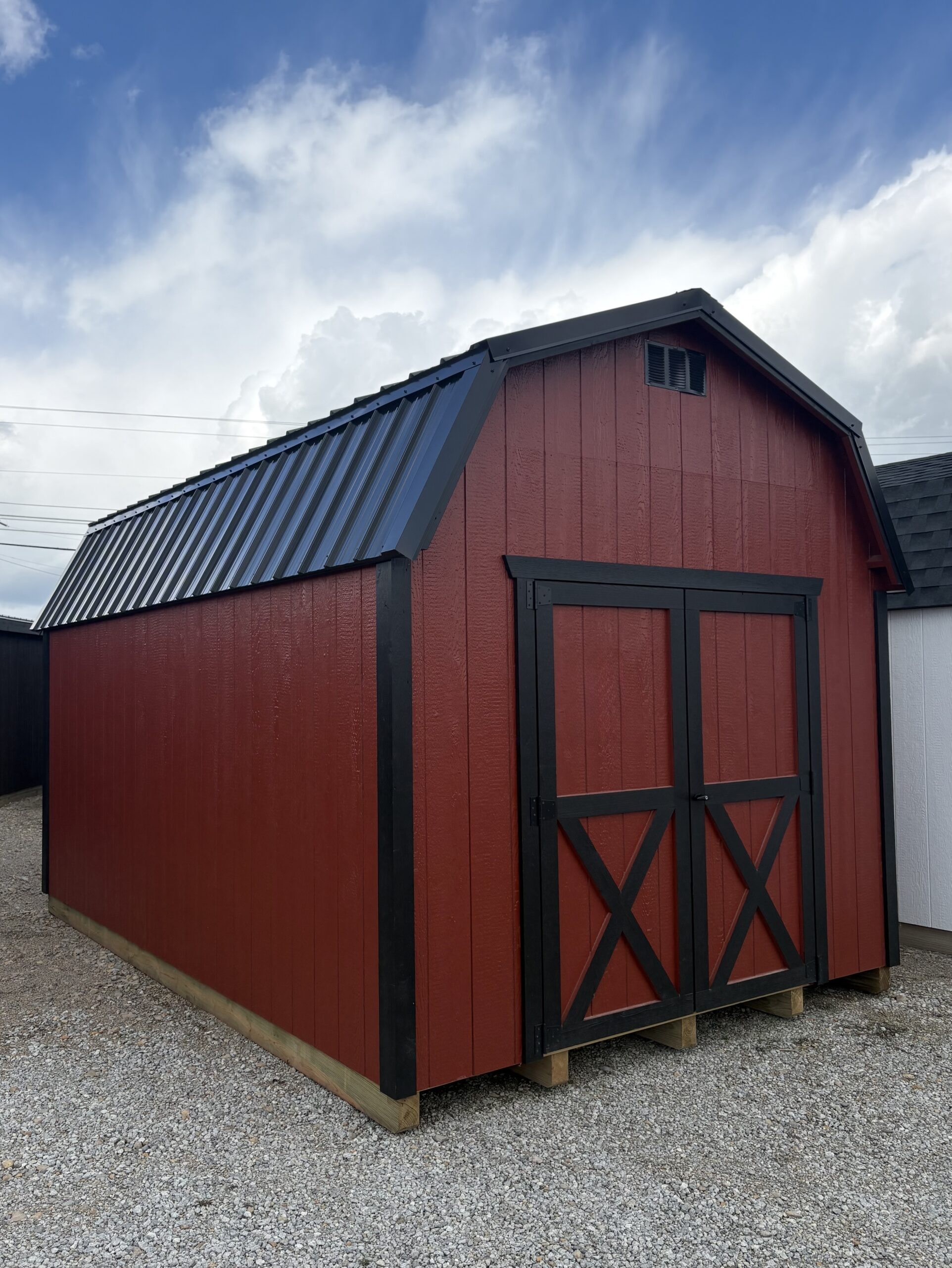 #01 10’x16’   6’ wall Standard Barn