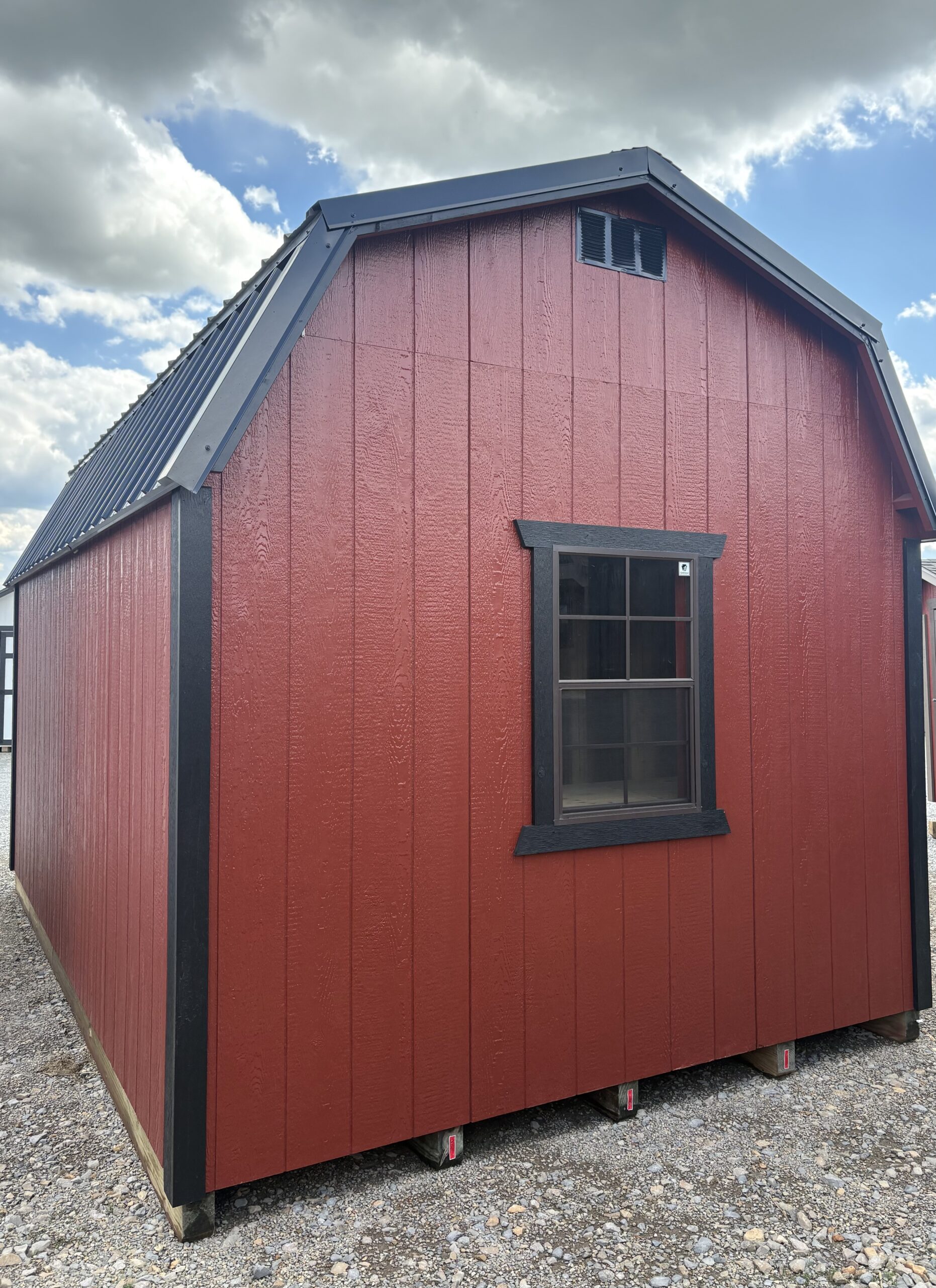 Standard Barn #01 10’x16’ 6’ wall Standard Barn - Millers Storage Barns