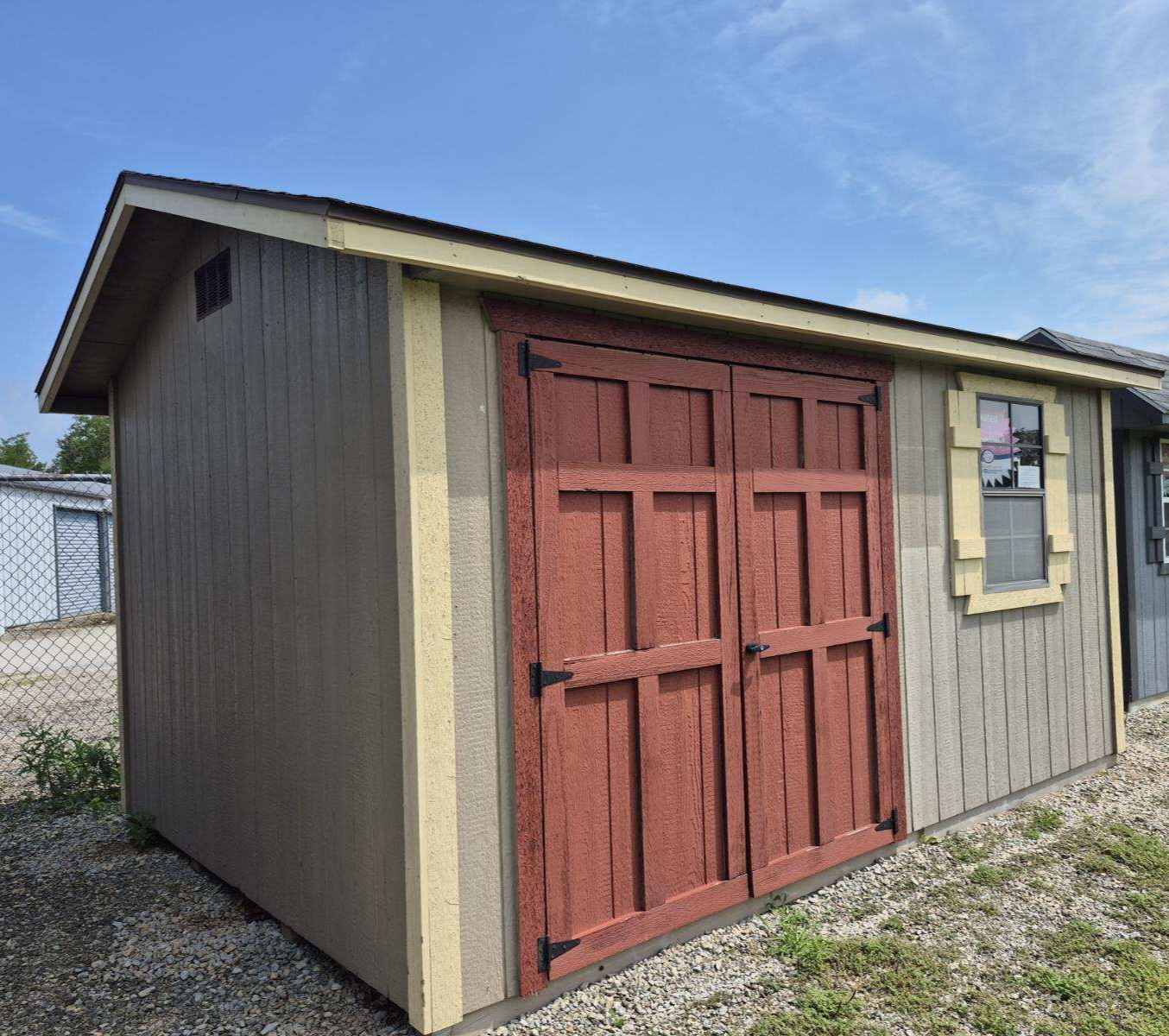 #26 10’x14′ 7ft wall Premier Gable – Repo