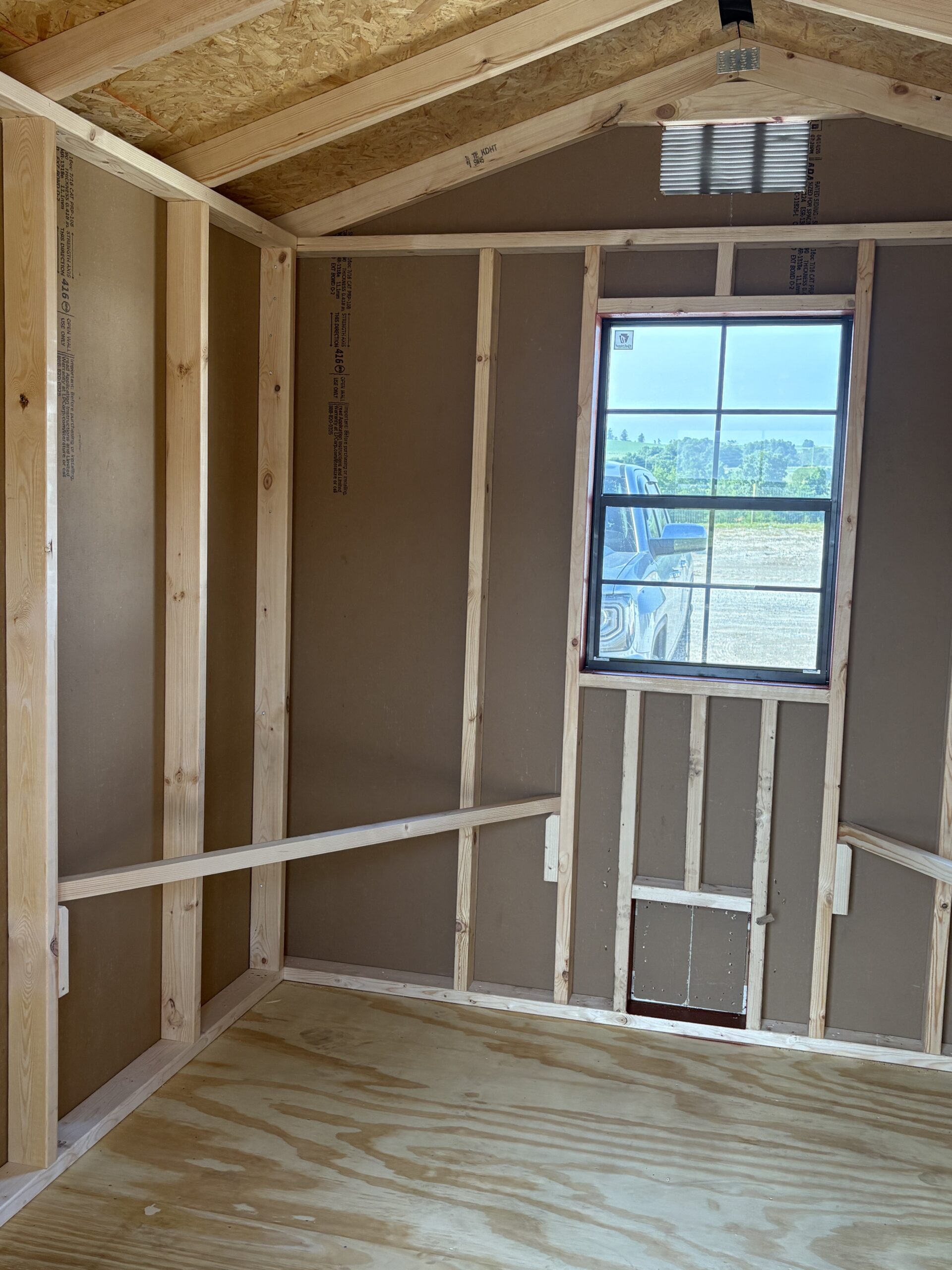 #37 8’x12’ Chicken Coop 7’ walls