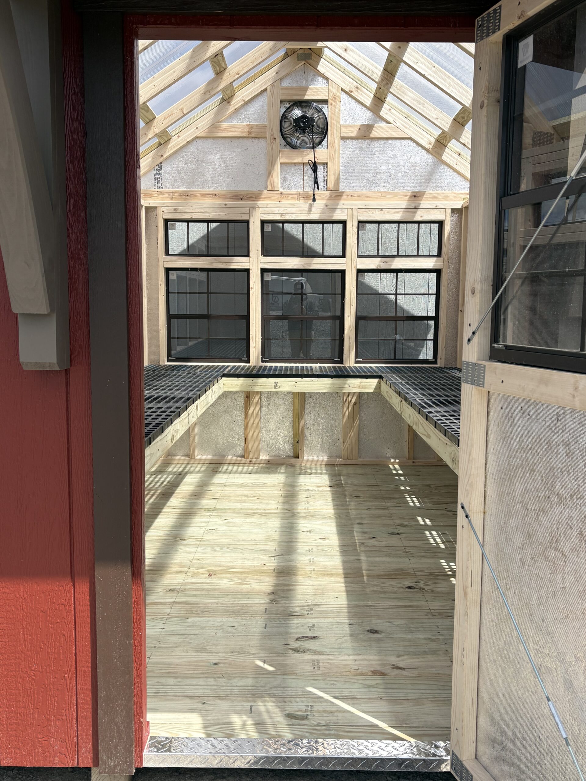 #15 8’x12’ 6ft wall Greenhouse