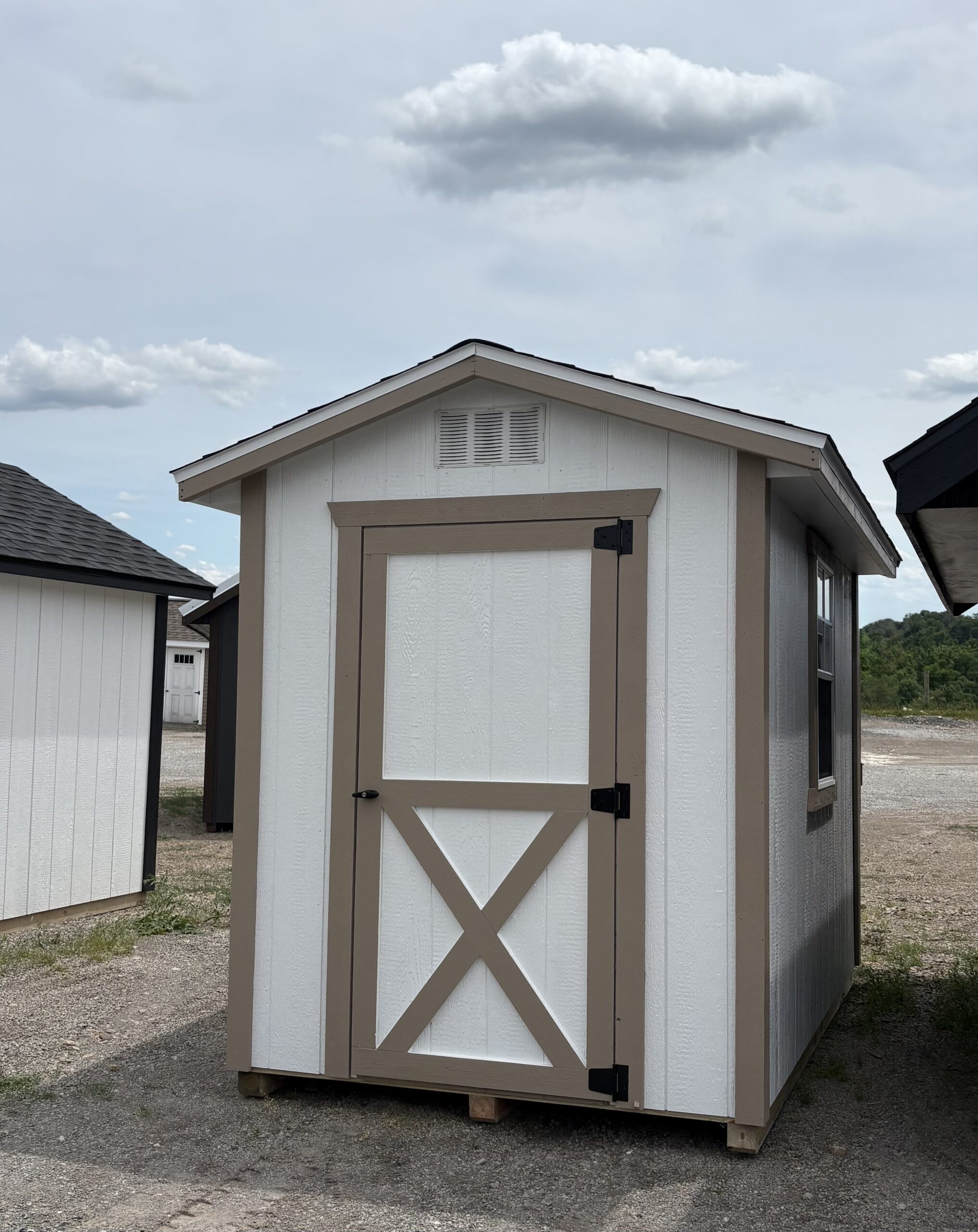 #36 6'x10' Chicken Coop 7’ walls - Millers Storage Barns