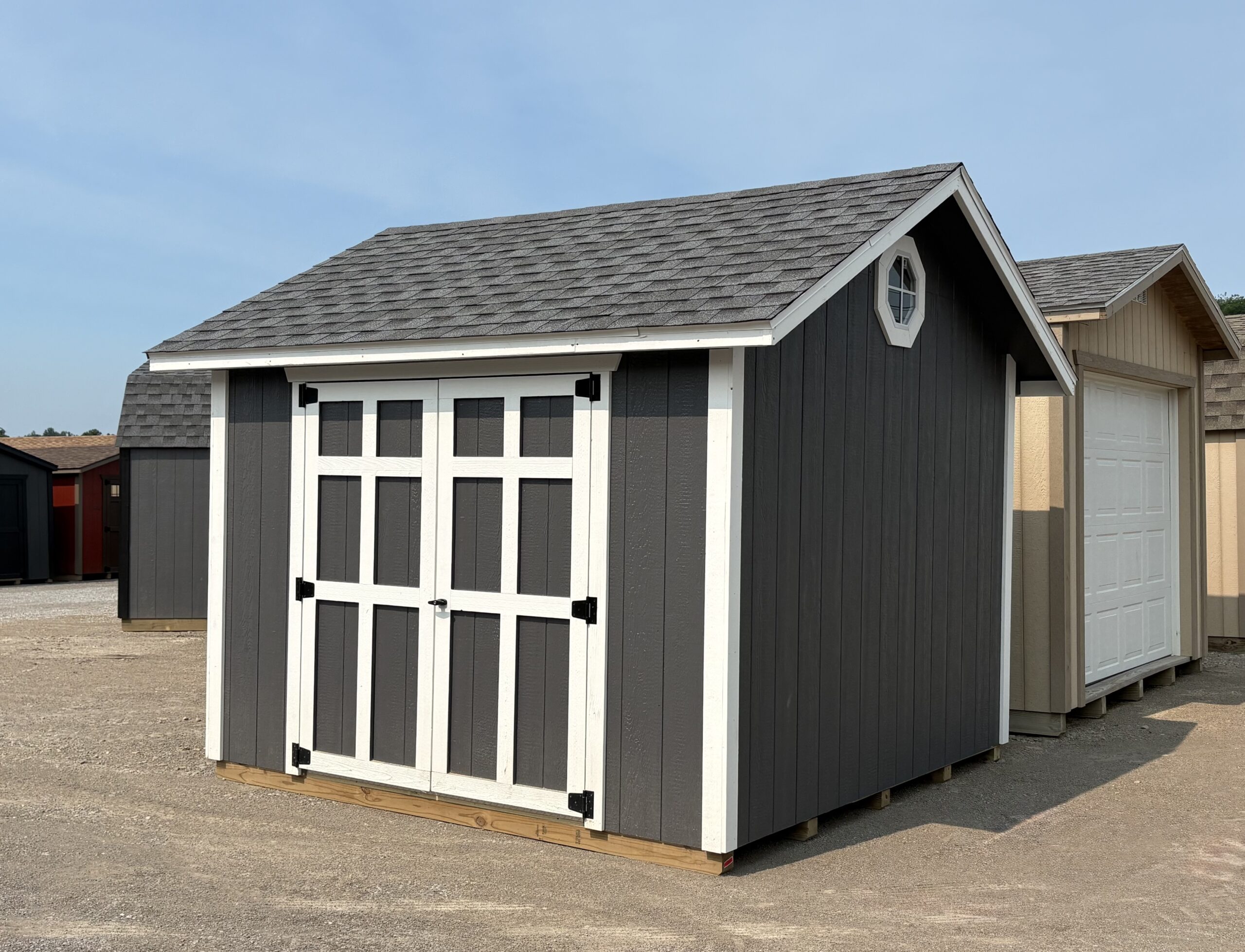#49 10’x10’ Standard Gable 6/12 pitch 7’ walls