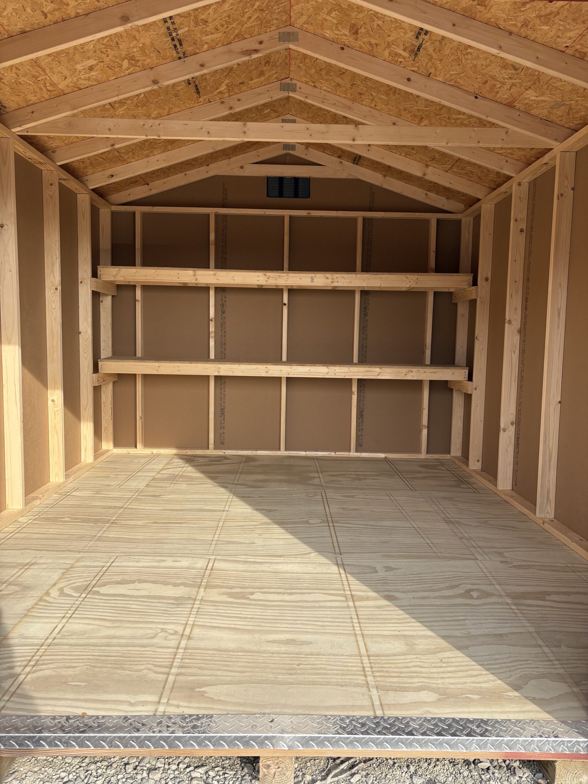 #57 10’x12’ Standard Gable 7’ walls Display Model