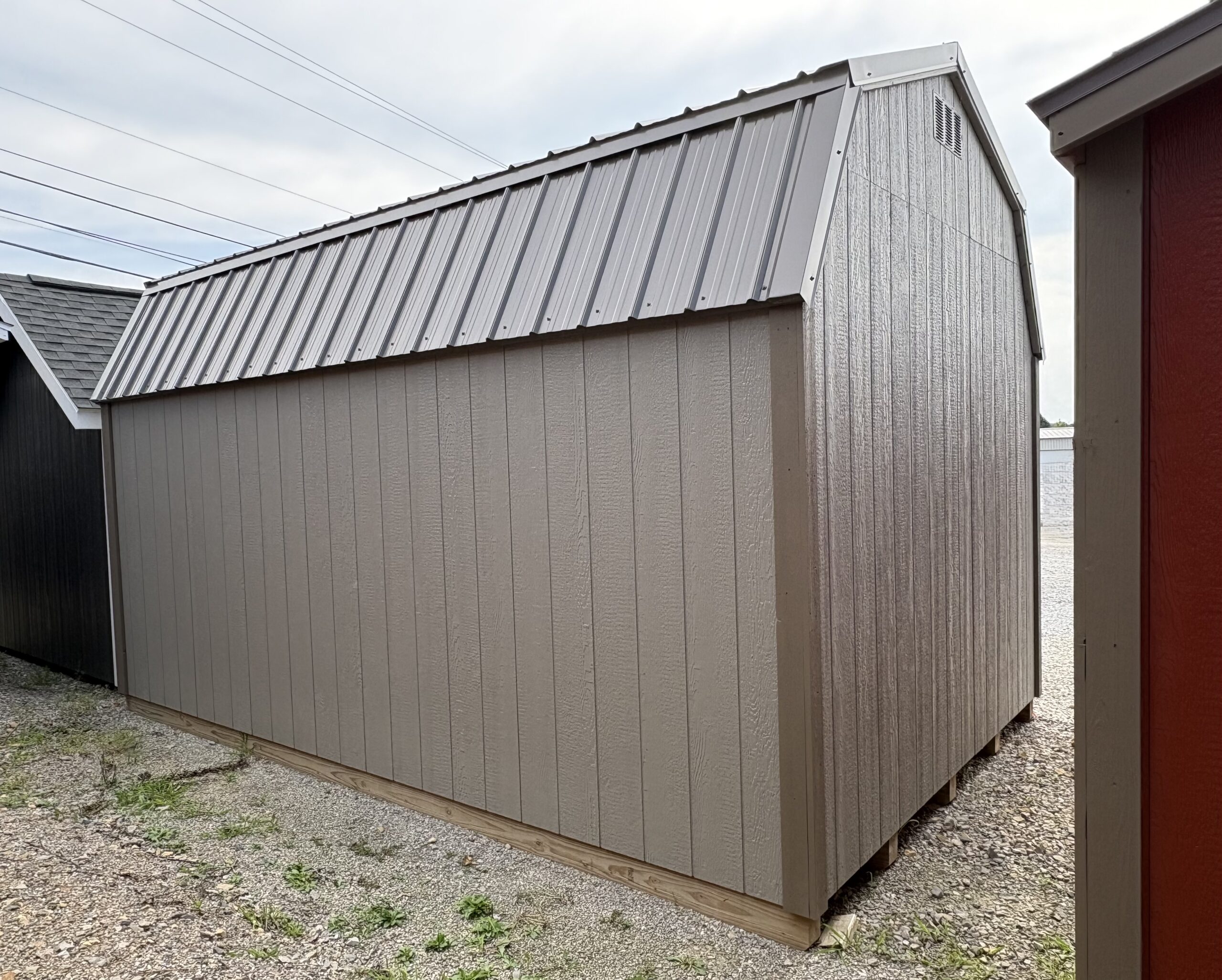 #56 10’x16’ Standard Barn 6’walls Display Model
