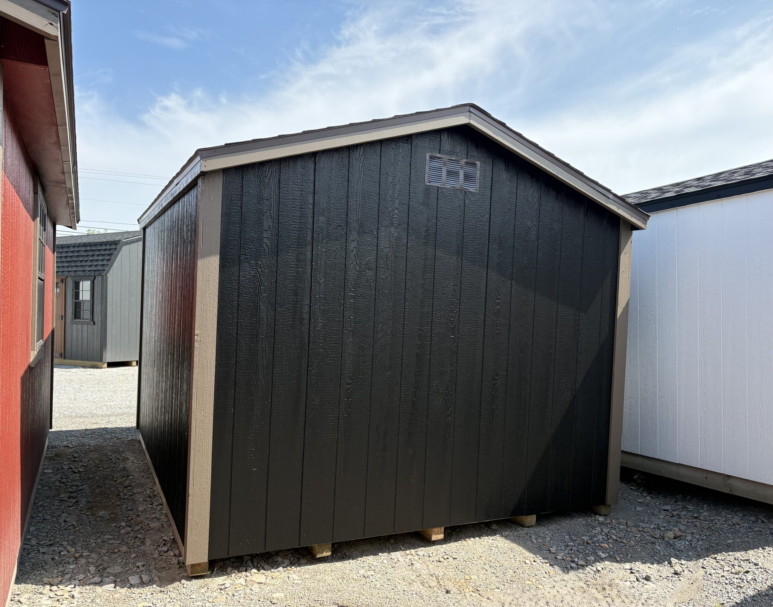 #54 10’x12’ Standard Gable 7’ walls