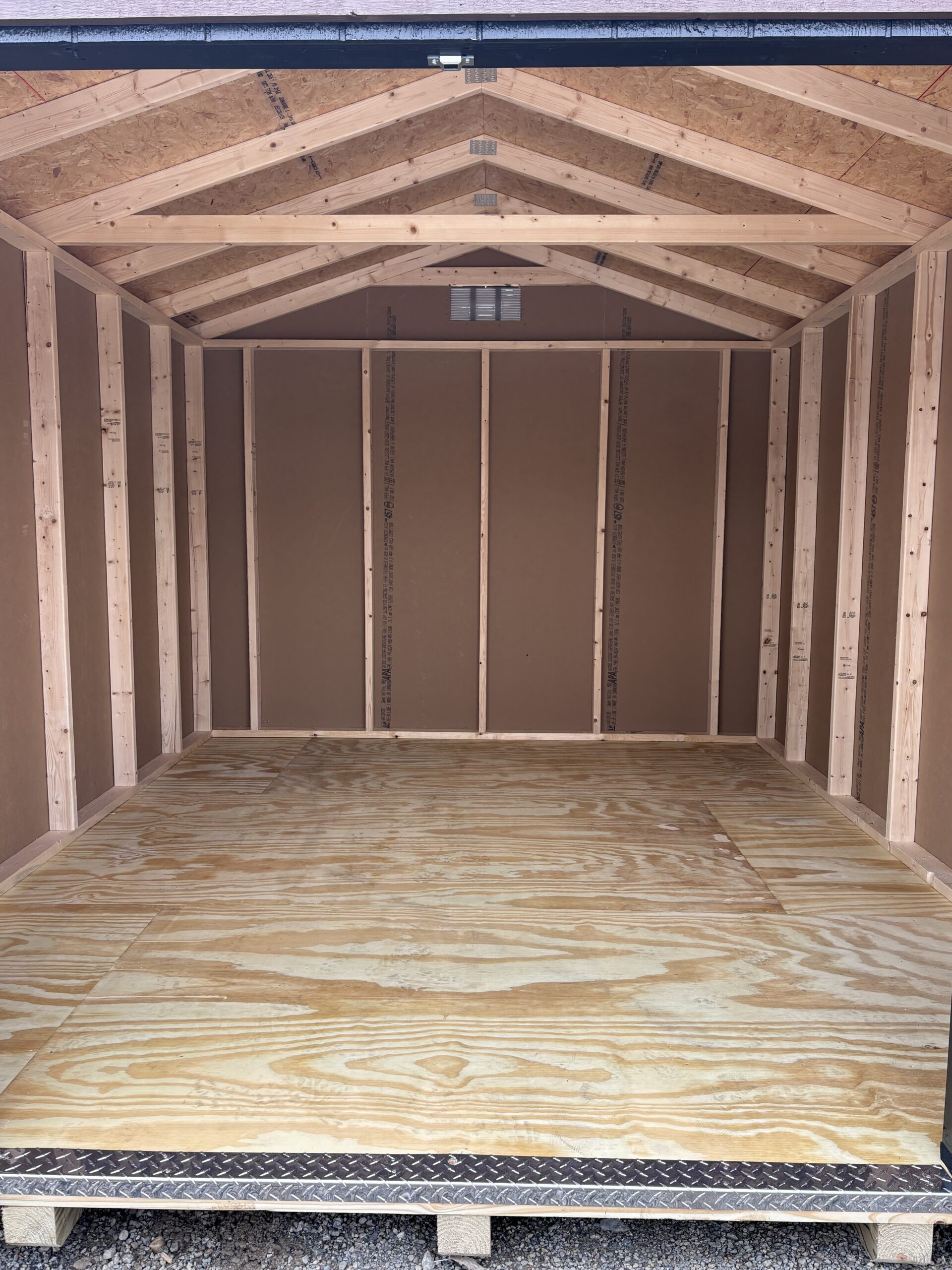 #25 10’x12’ Standard Gable 7’walls