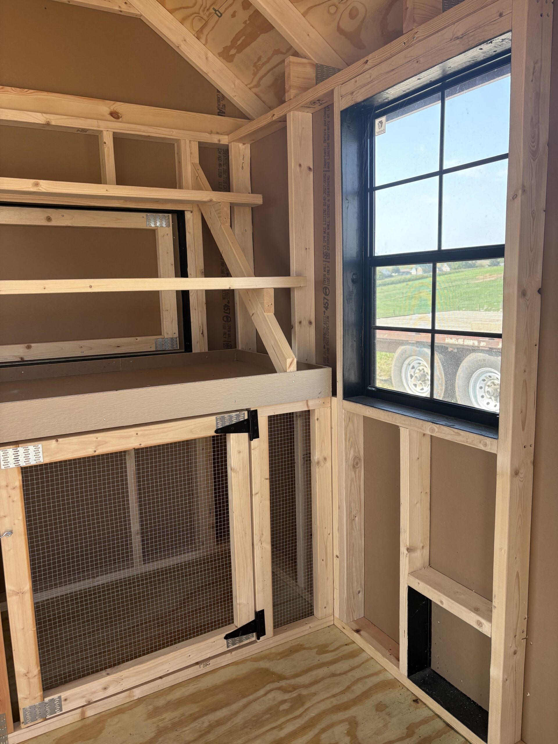 #59 8’x10’ Chicken Coop (Fancy)