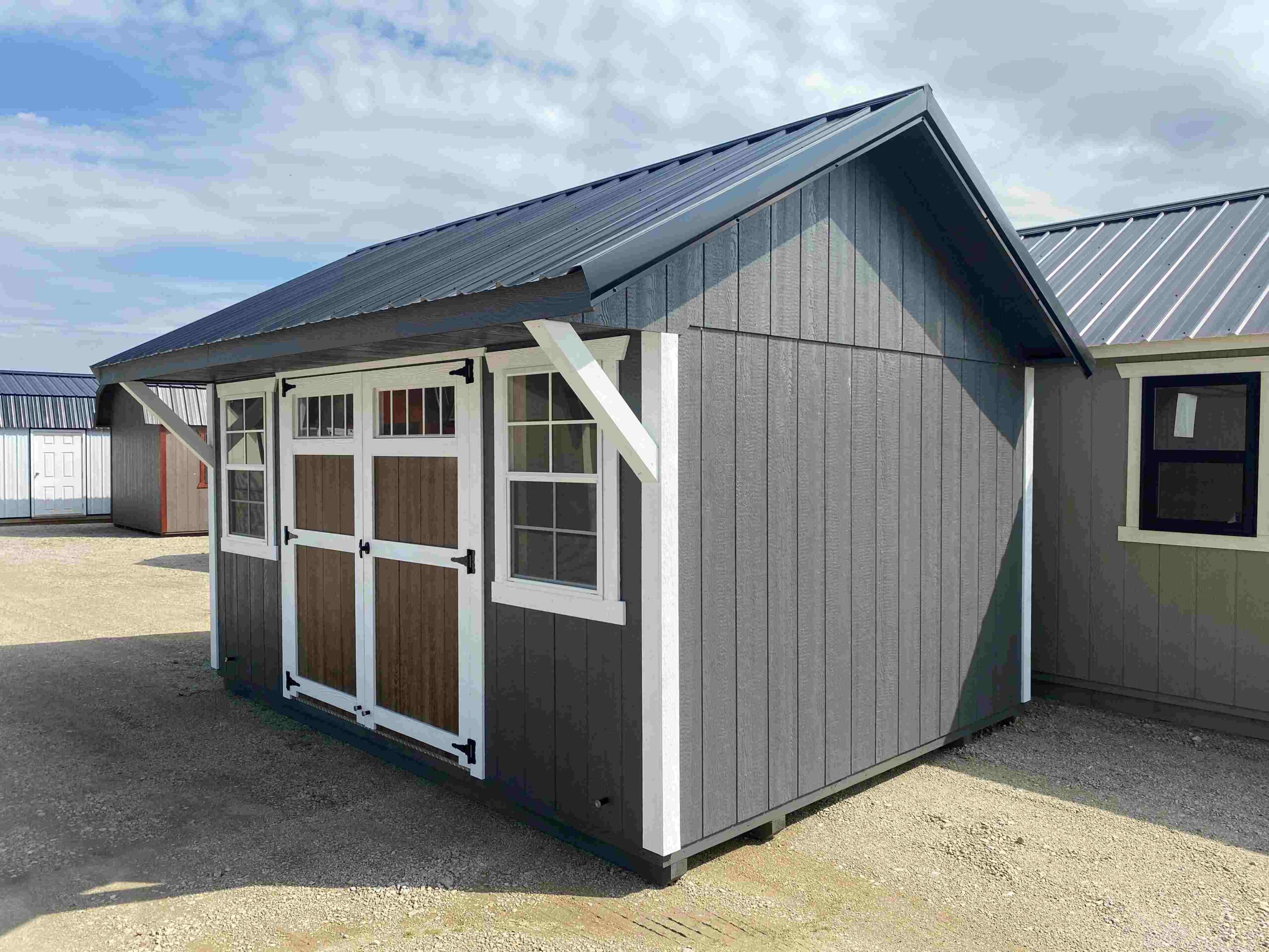 Gable House 10 x 14 Insulated and Electric