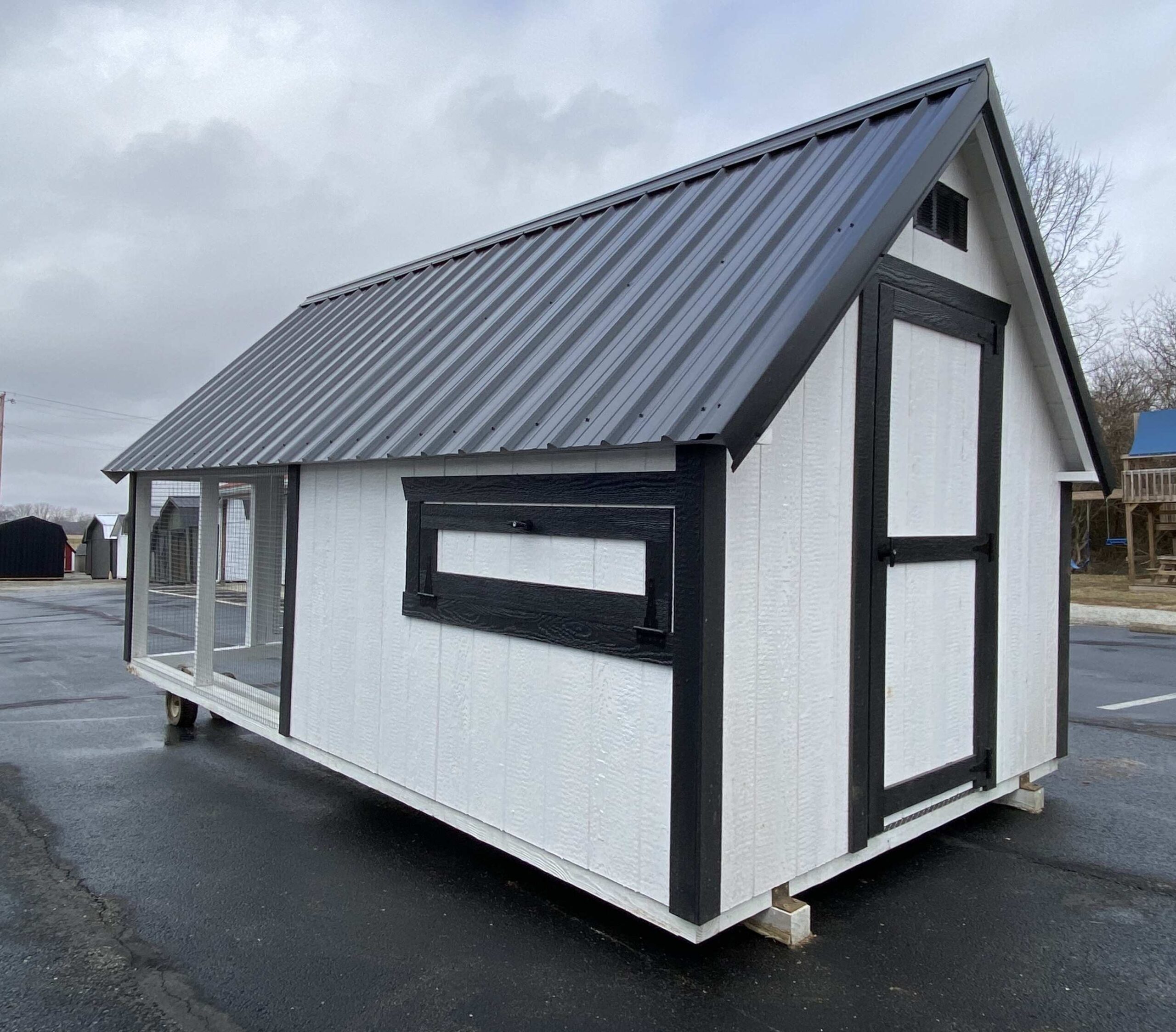 Chicken Coop with Run 8 x 16