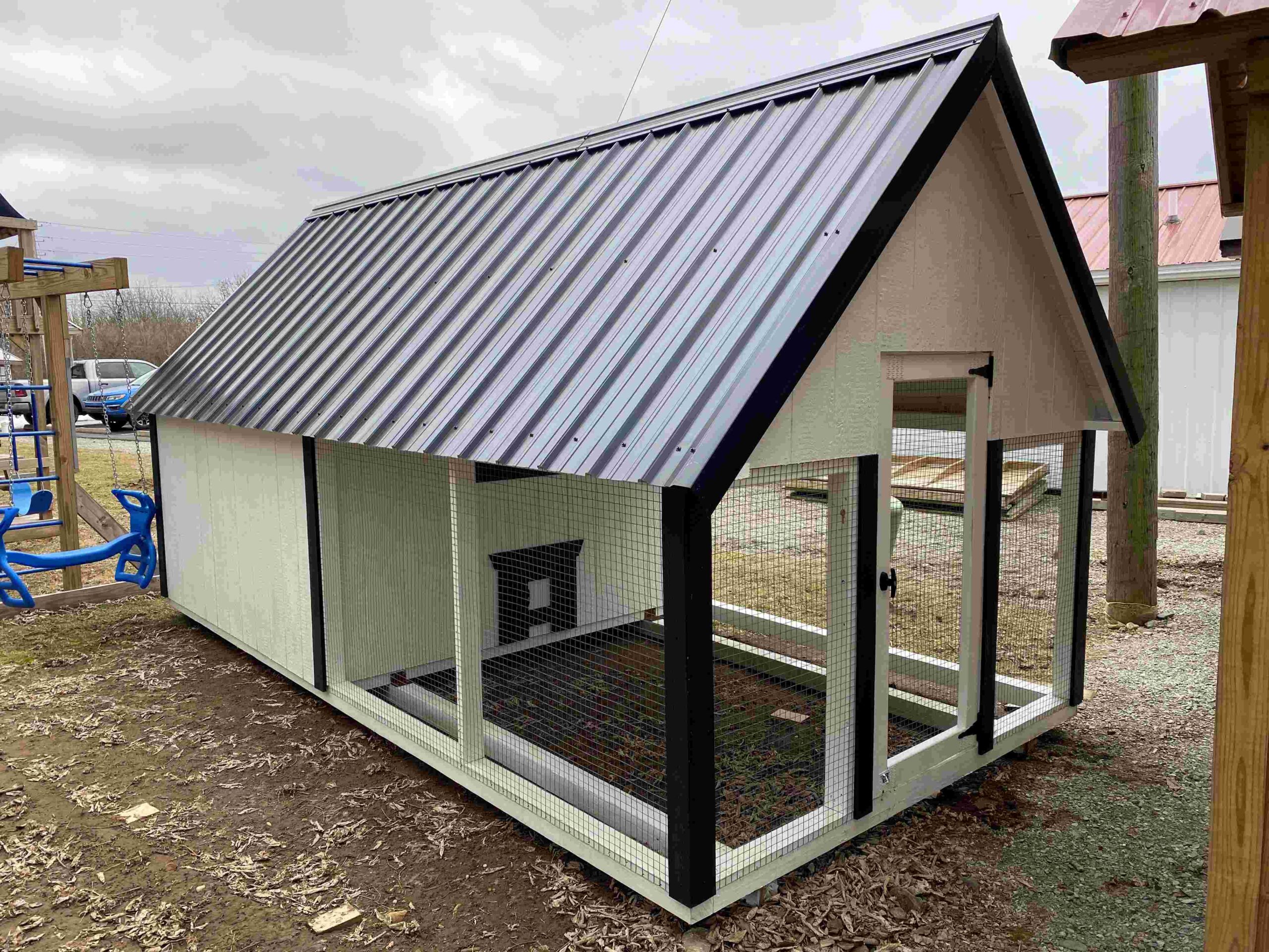 Chicken Coop with Run 8 x 16