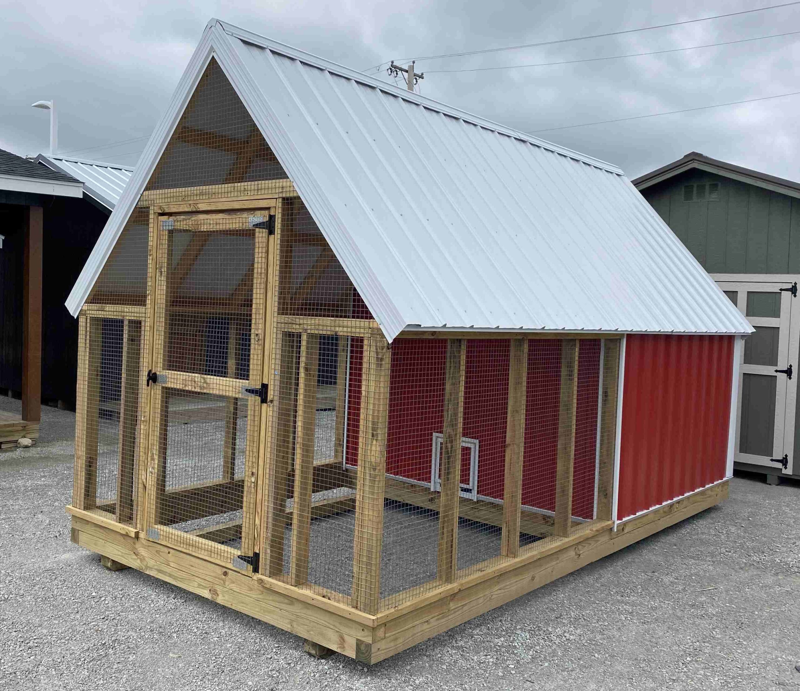 Chicken Coop with Run 8 x 16