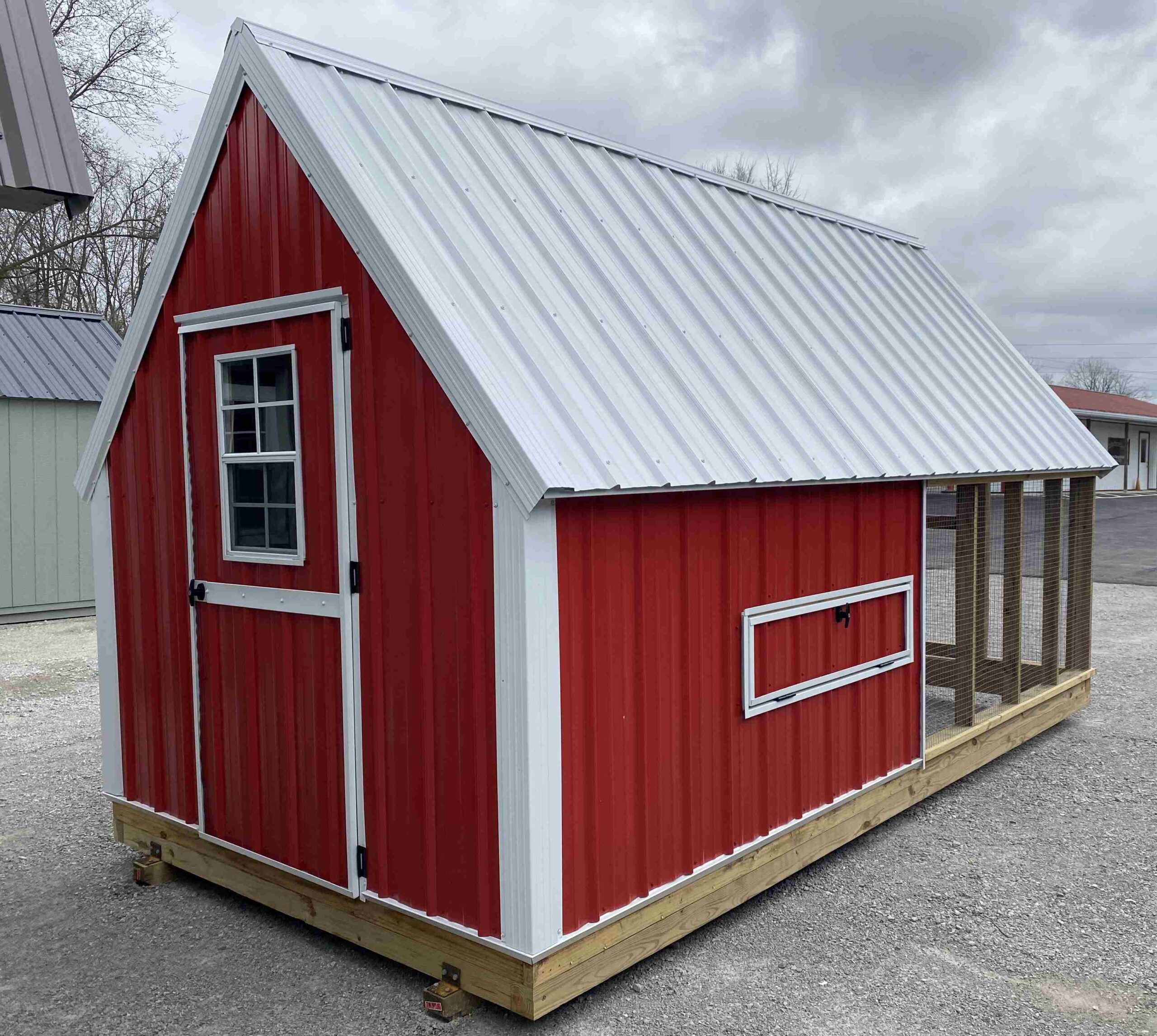 Chicken Coop with Run 8 x 16