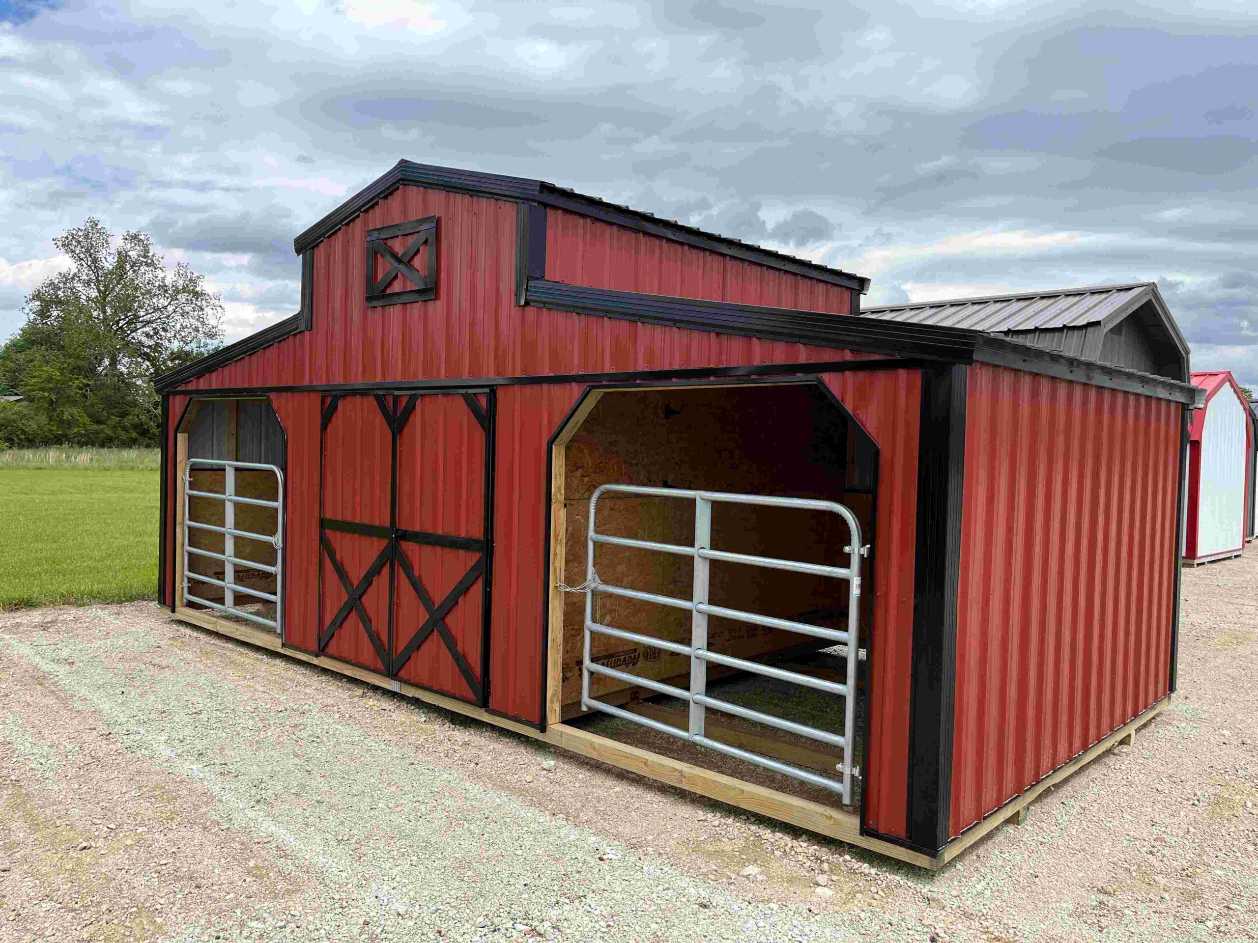 Western Horse Barn 12 x 24