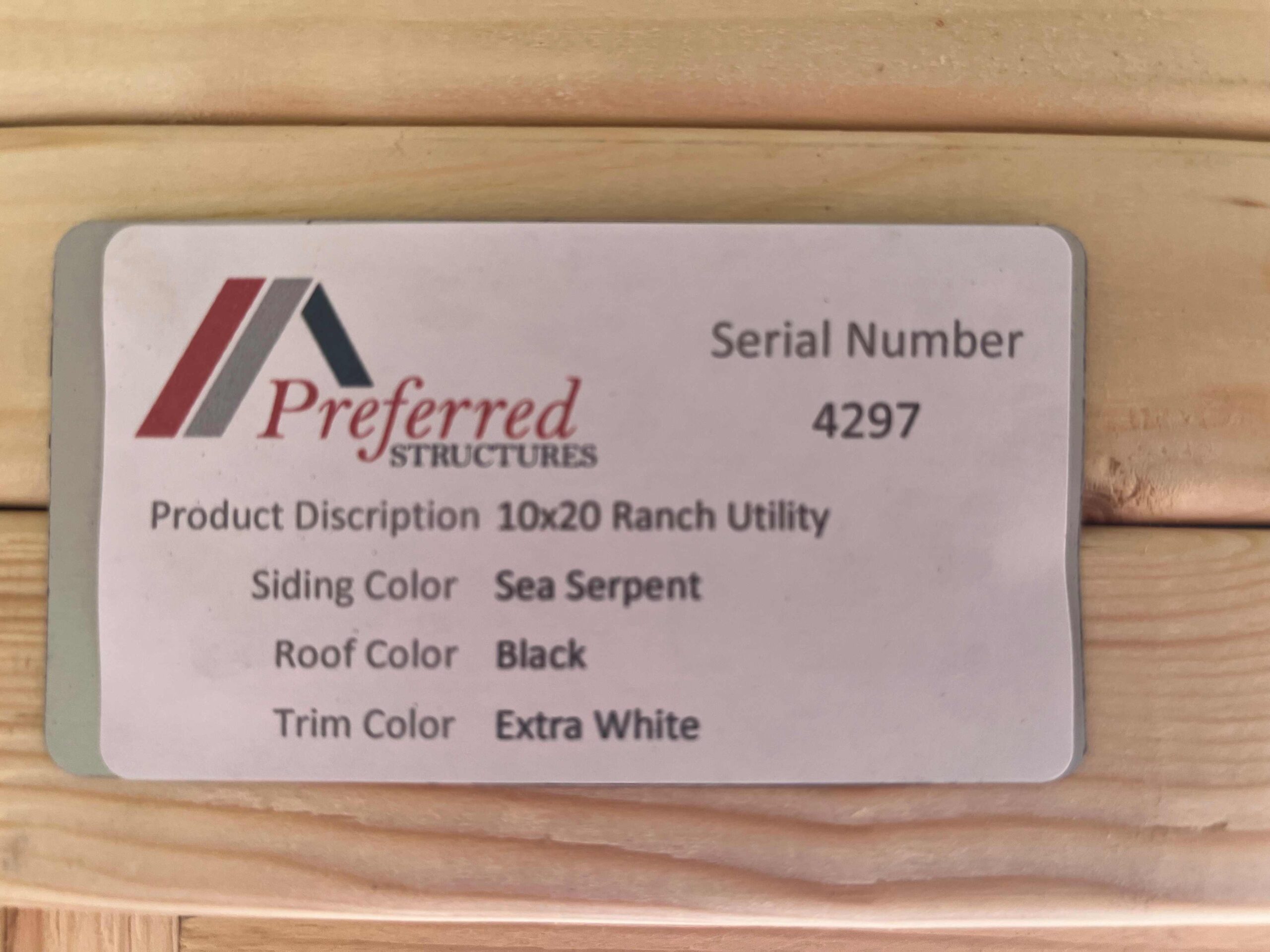 Ranch Utility 10 x 20