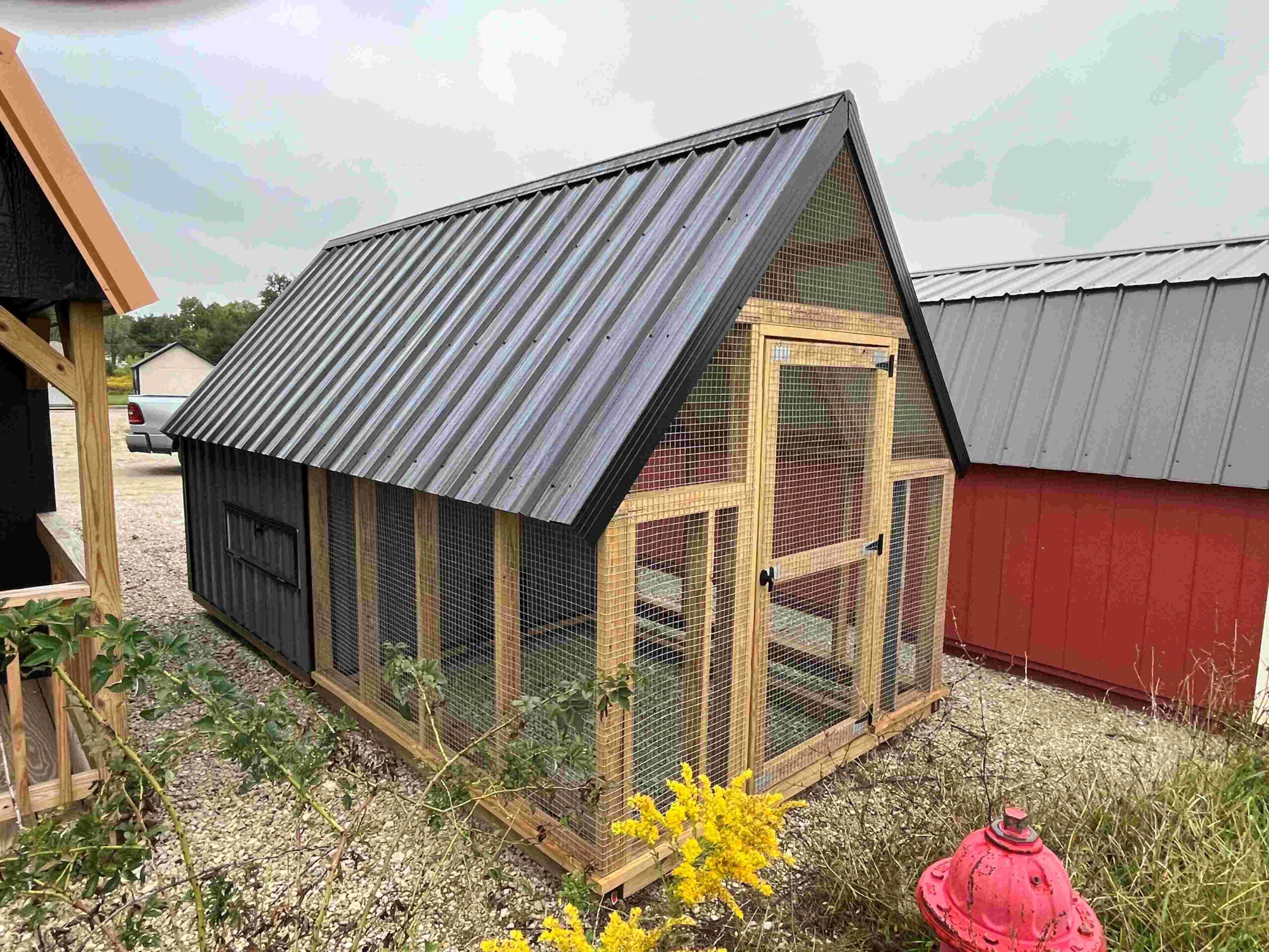 Chicken Coop with Run 8 x 16