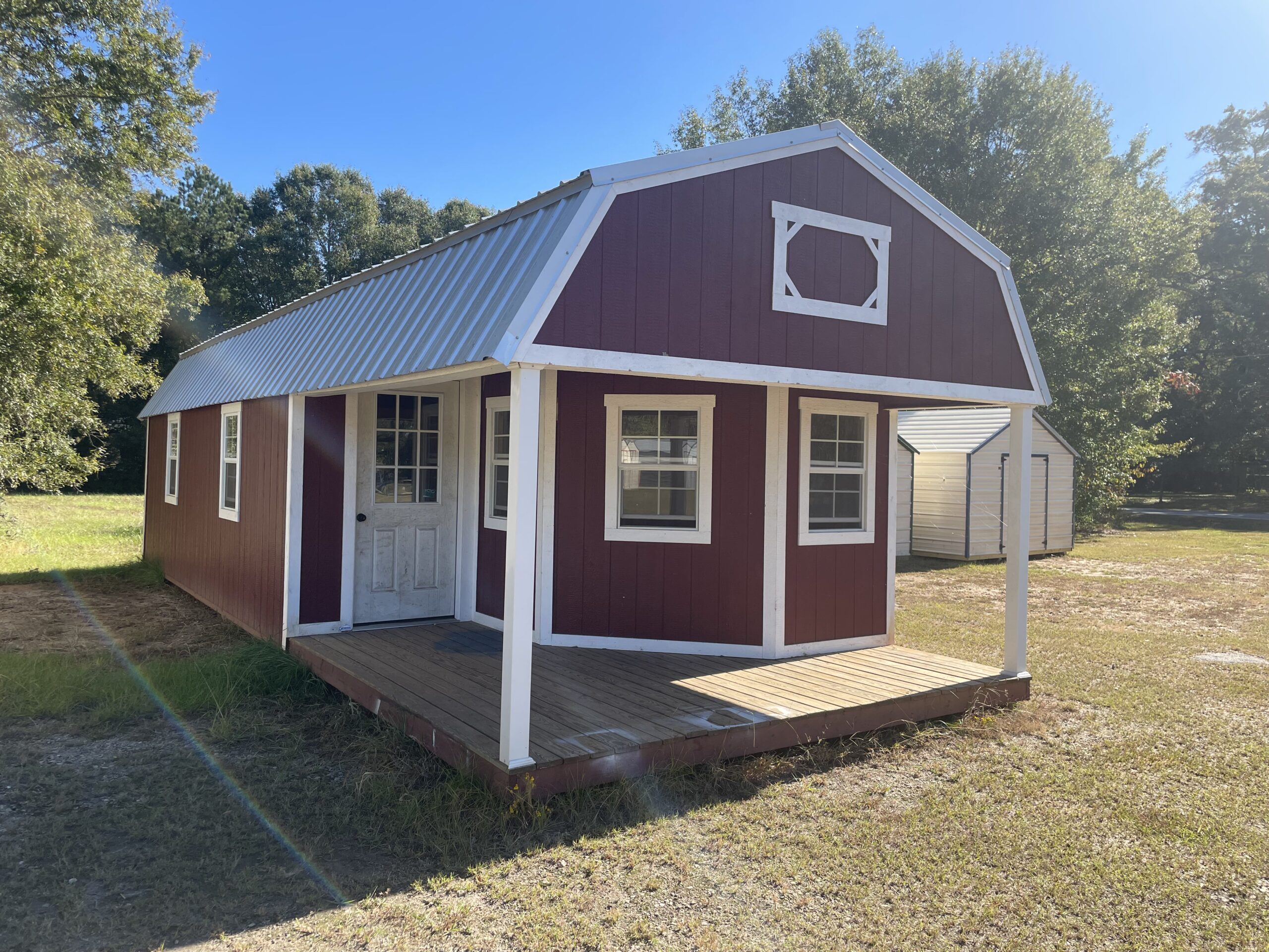 14×36 Deluxe Lofted Porch Cabin (7769)