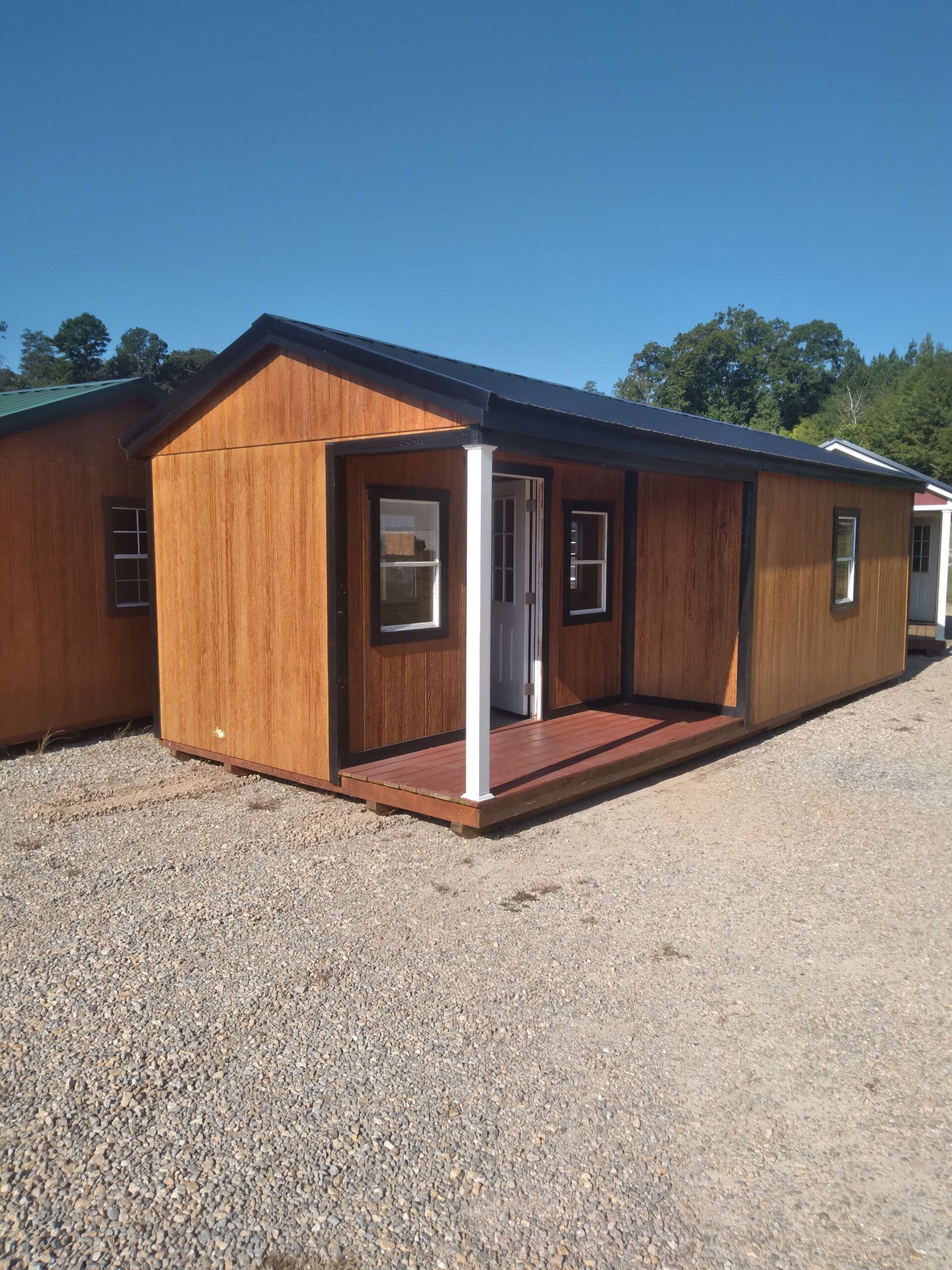 12×28 Corner Porch Cabin (7920)