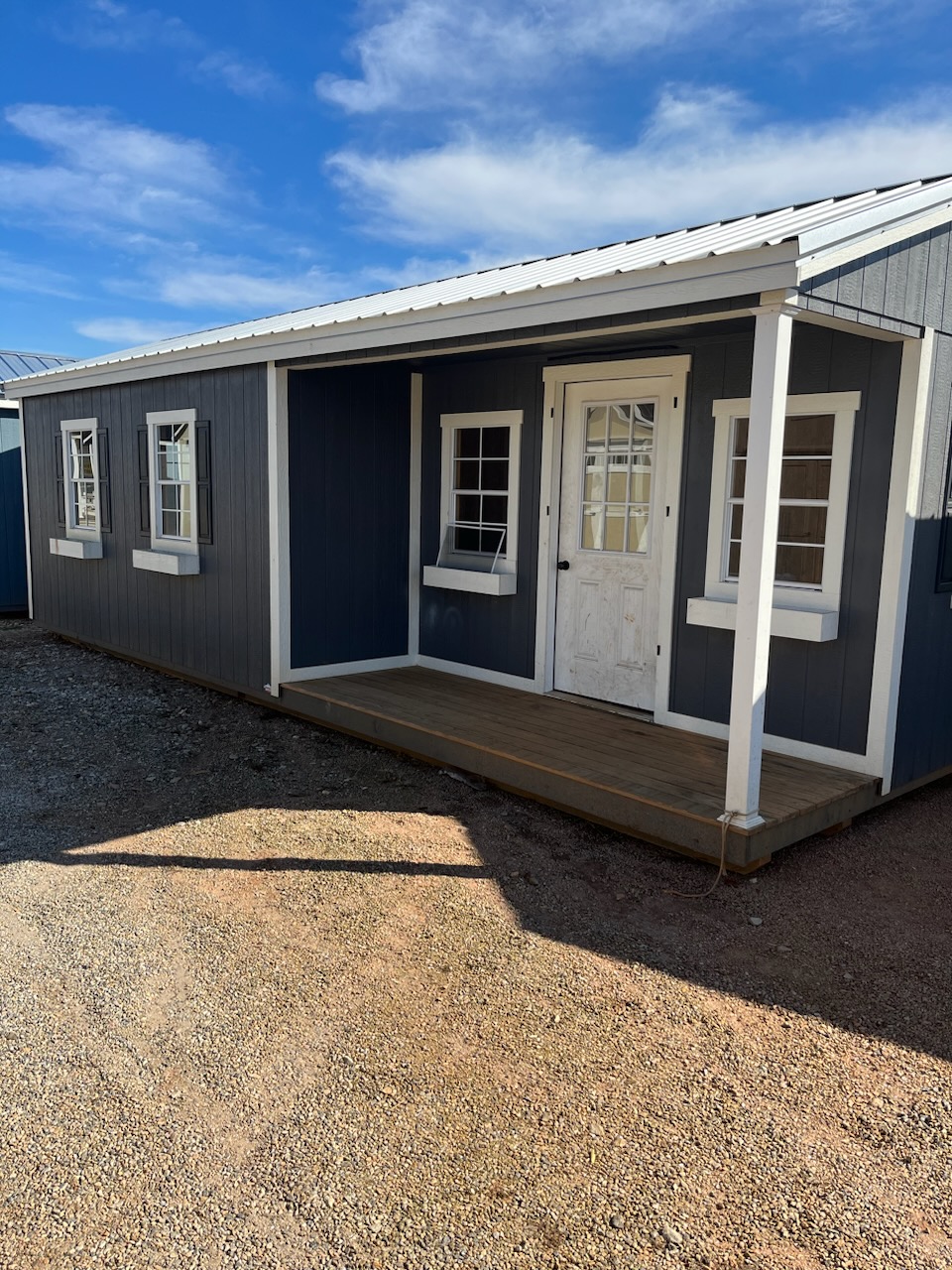 12×28 Corner Porch Cabin (9237)