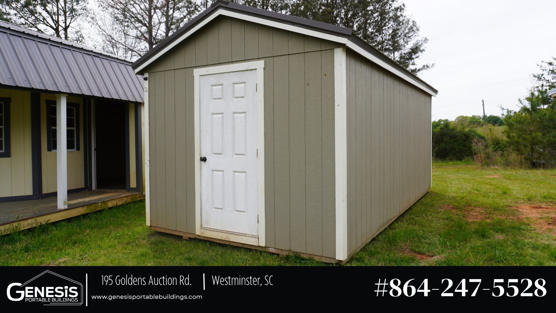 ***REPO*** 10×20 Utility Shed #9627